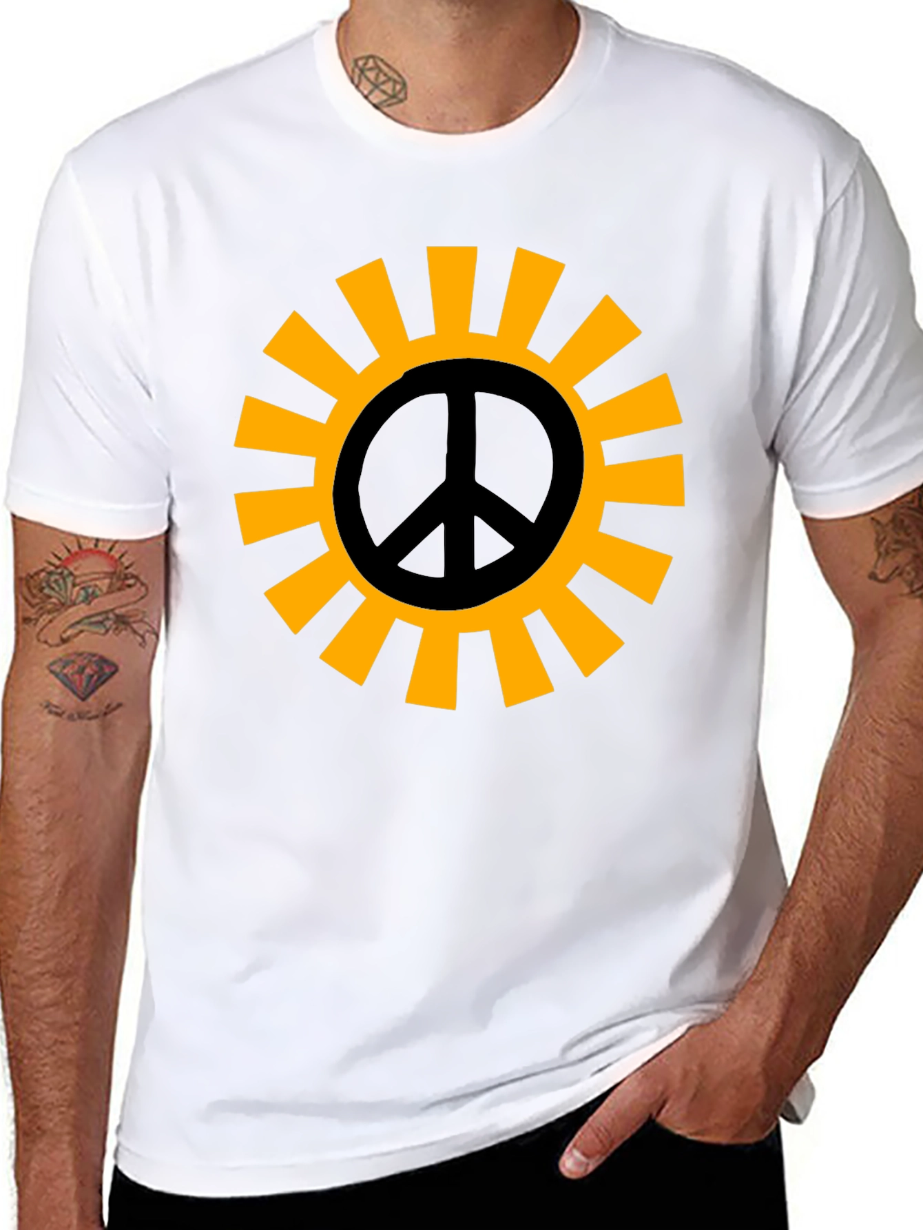 Peace Sun Graphic T-Shirt