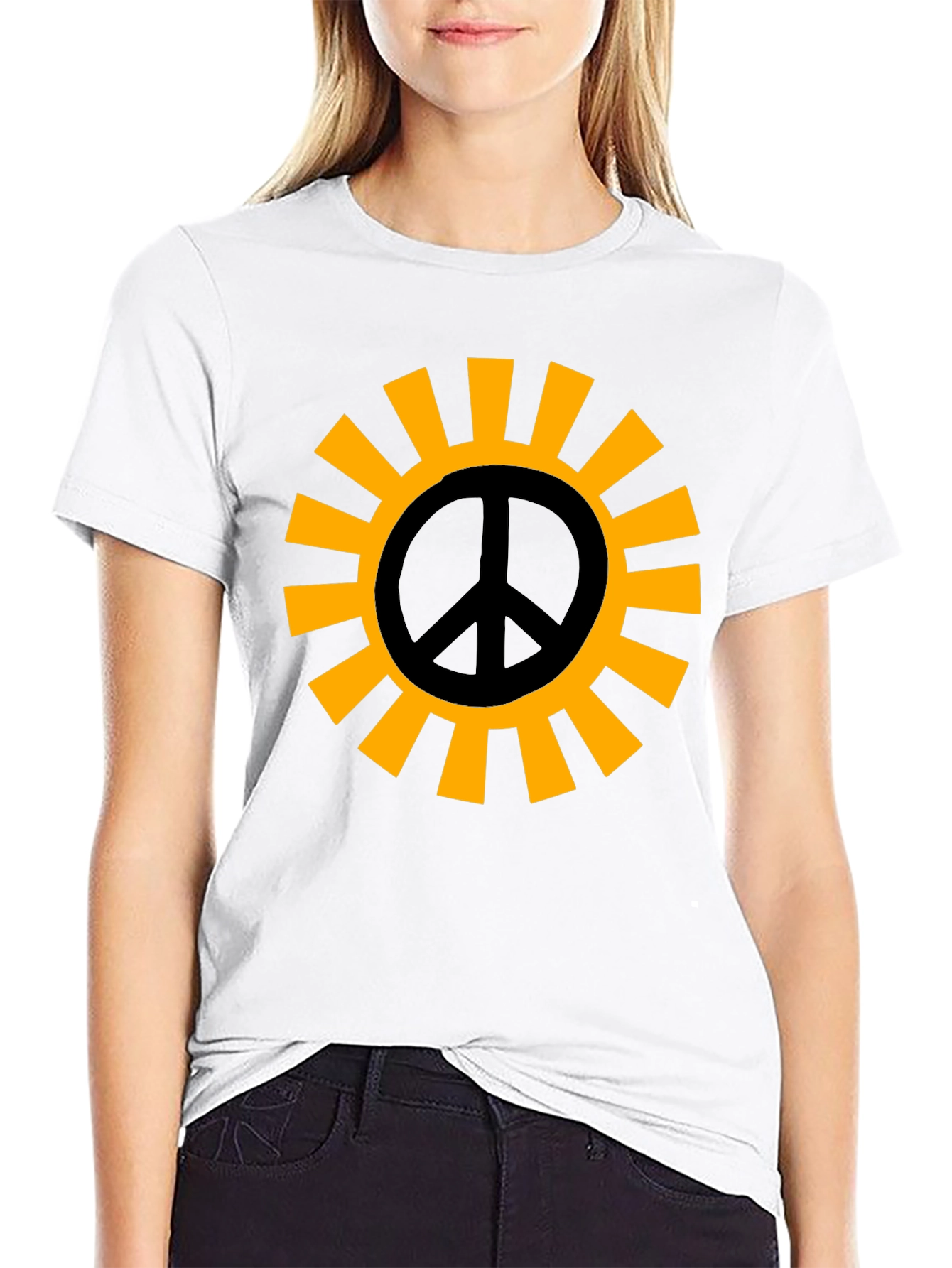 Peace Sun Graphic T-Shirt