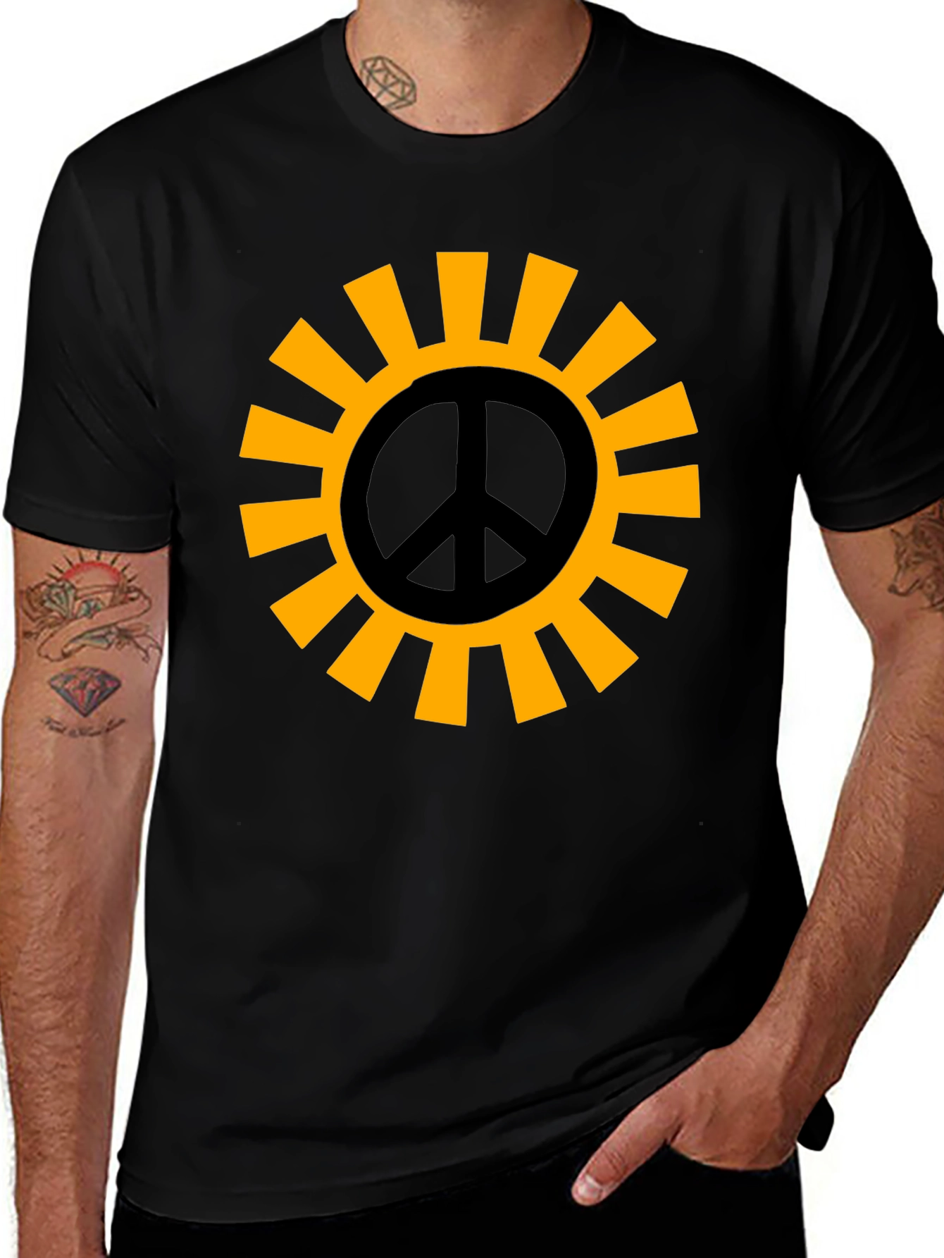 Peace Sun Graphic T-Shirt