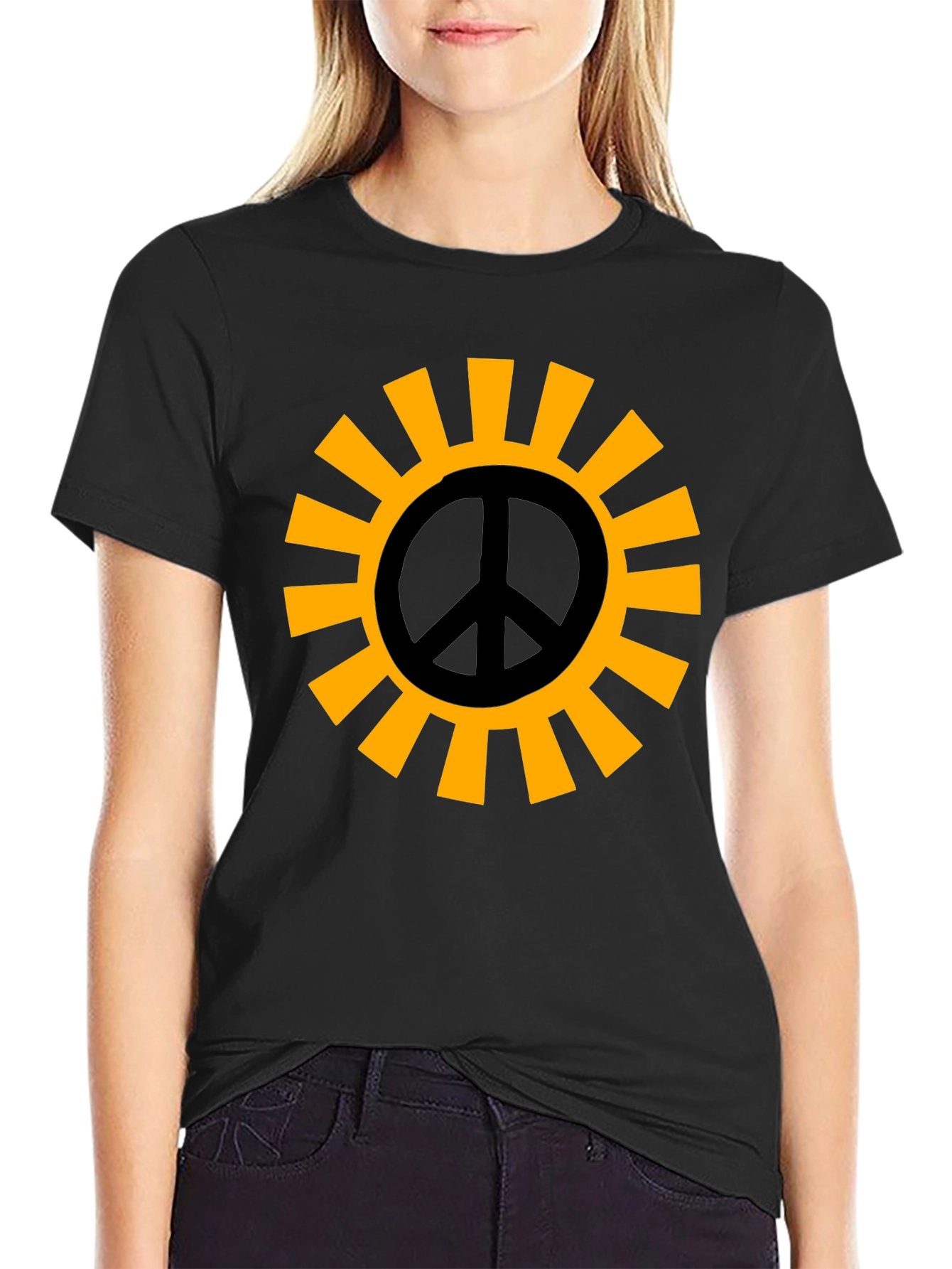 Peace Sun Graphic T-Shirt