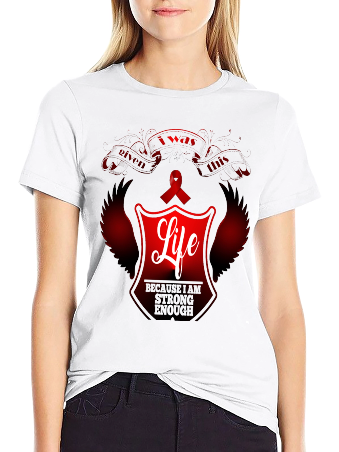 I Was Given This Life Awareness Graphic T-Shirt