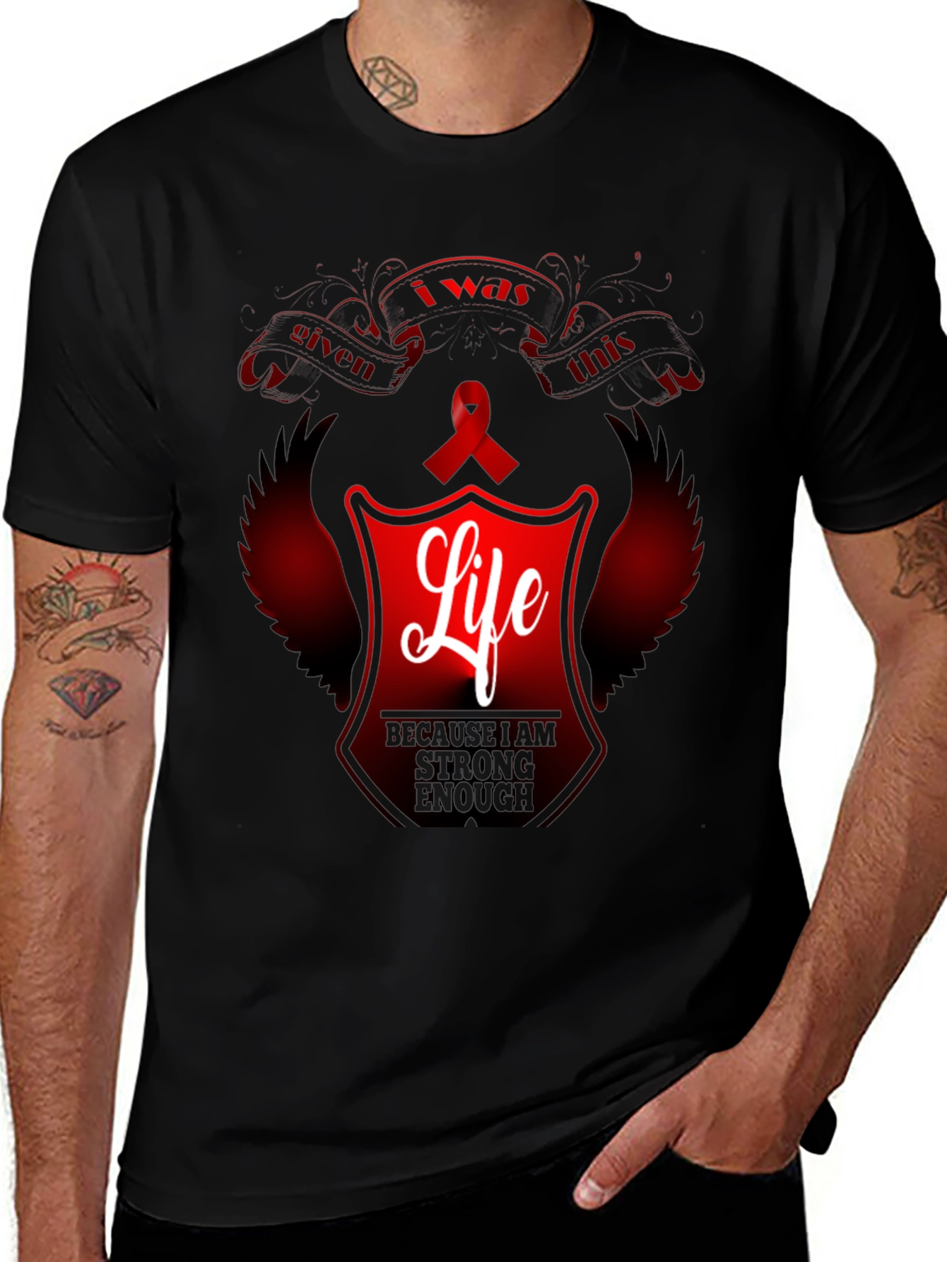 I Was Given This Life Awareness Graphic T-Shirt