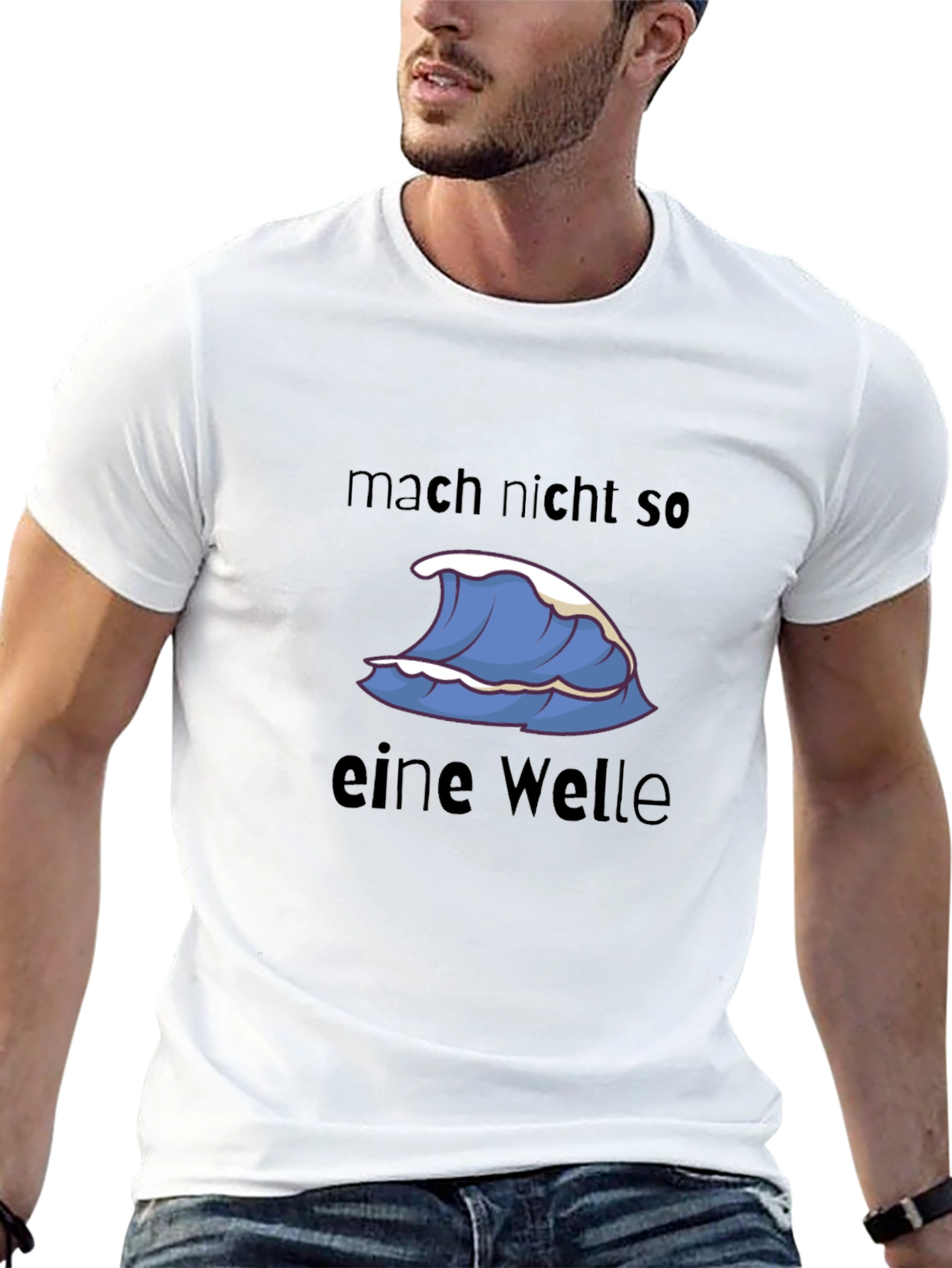 Wave Graphic T-Shirt -  Dont Make Waves Tee