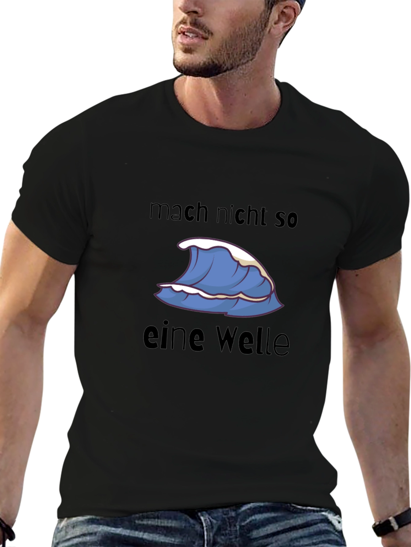 Wave Graphic T-Shirt -  Dont Make Waves Tee