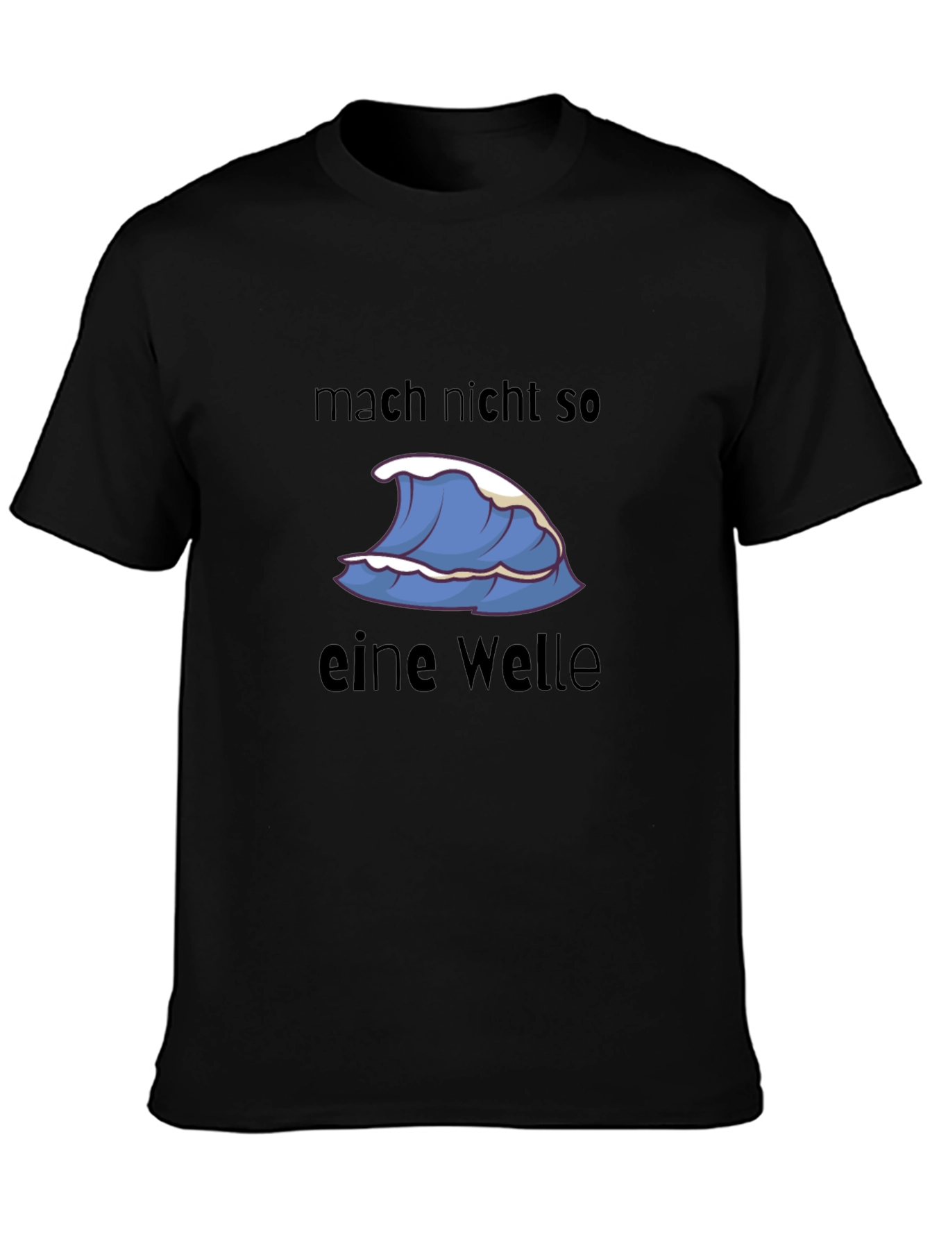Wave Graphic T-Shirt -  Dont Make Waves Tee