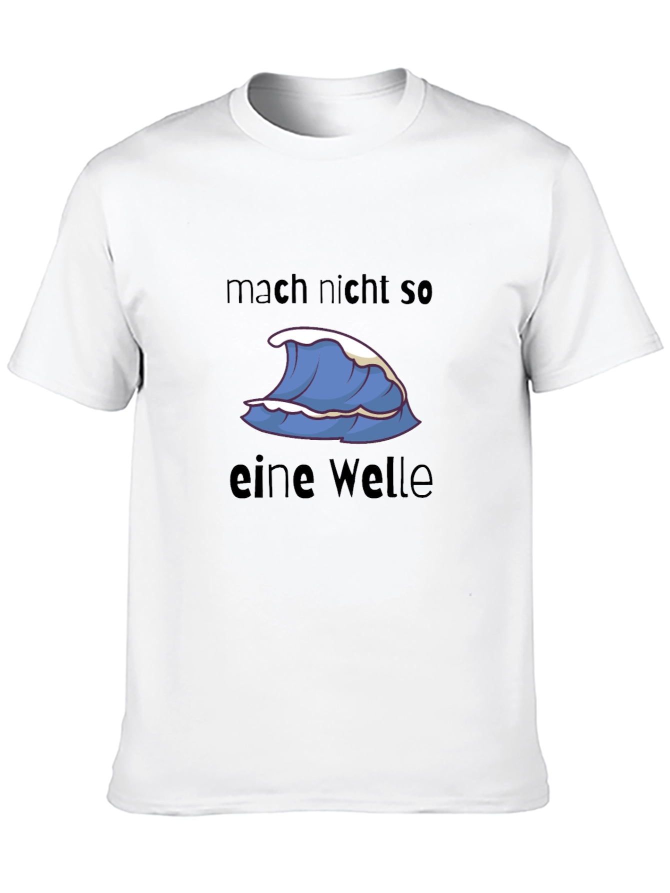 Wave Graphic T-Shirt -  Dont Make Waves Tee