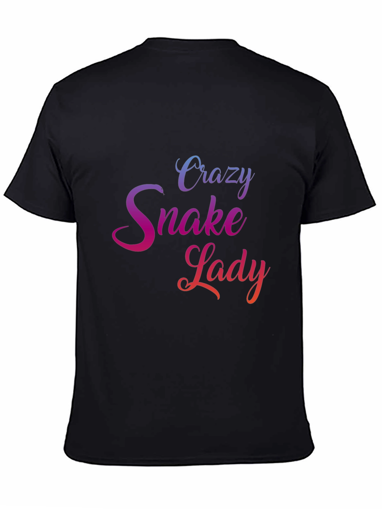Crazy Snake Lady Graphic T-Shirt