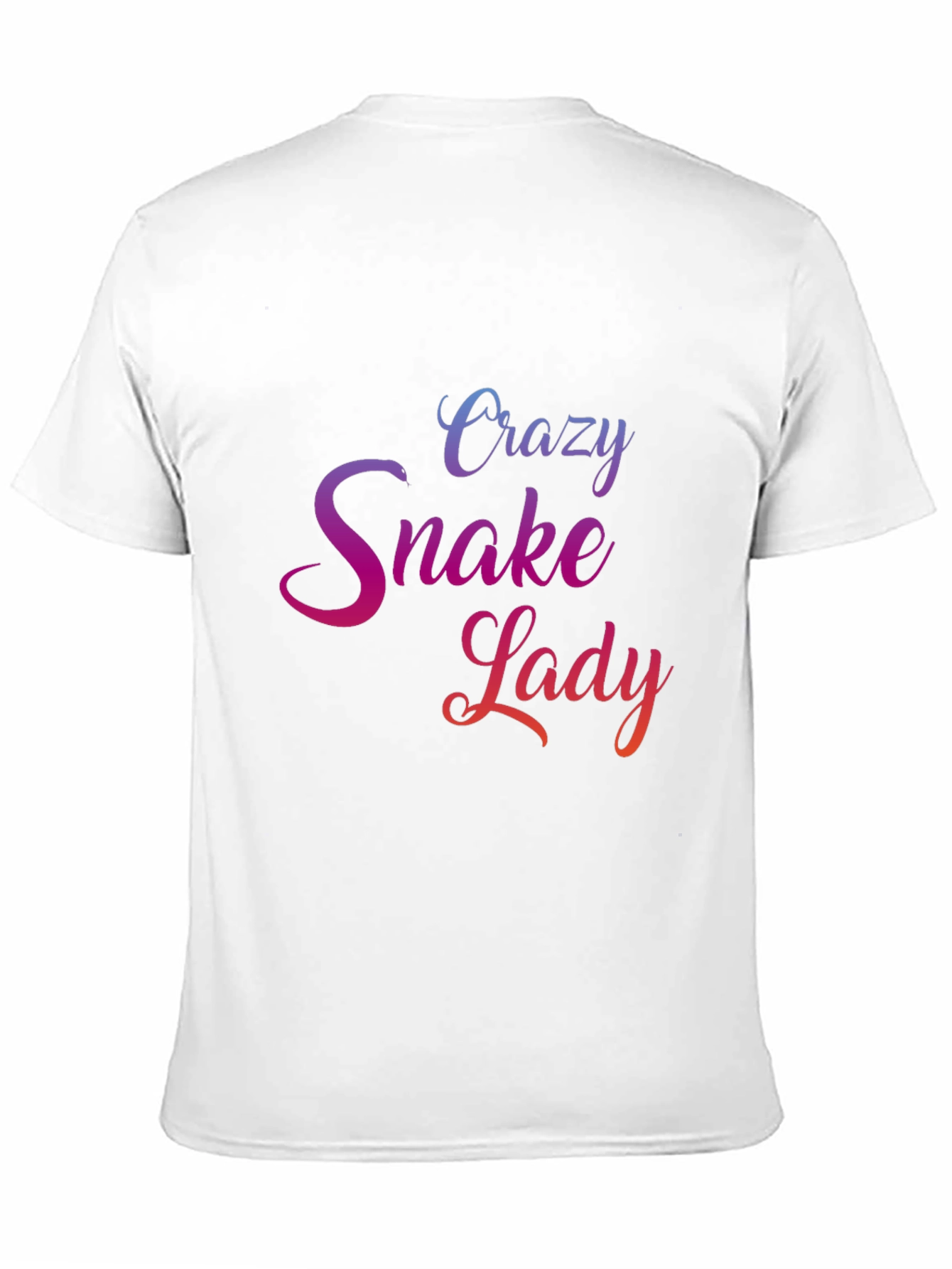 Crazy Snake Lady Graphic T-Shirt