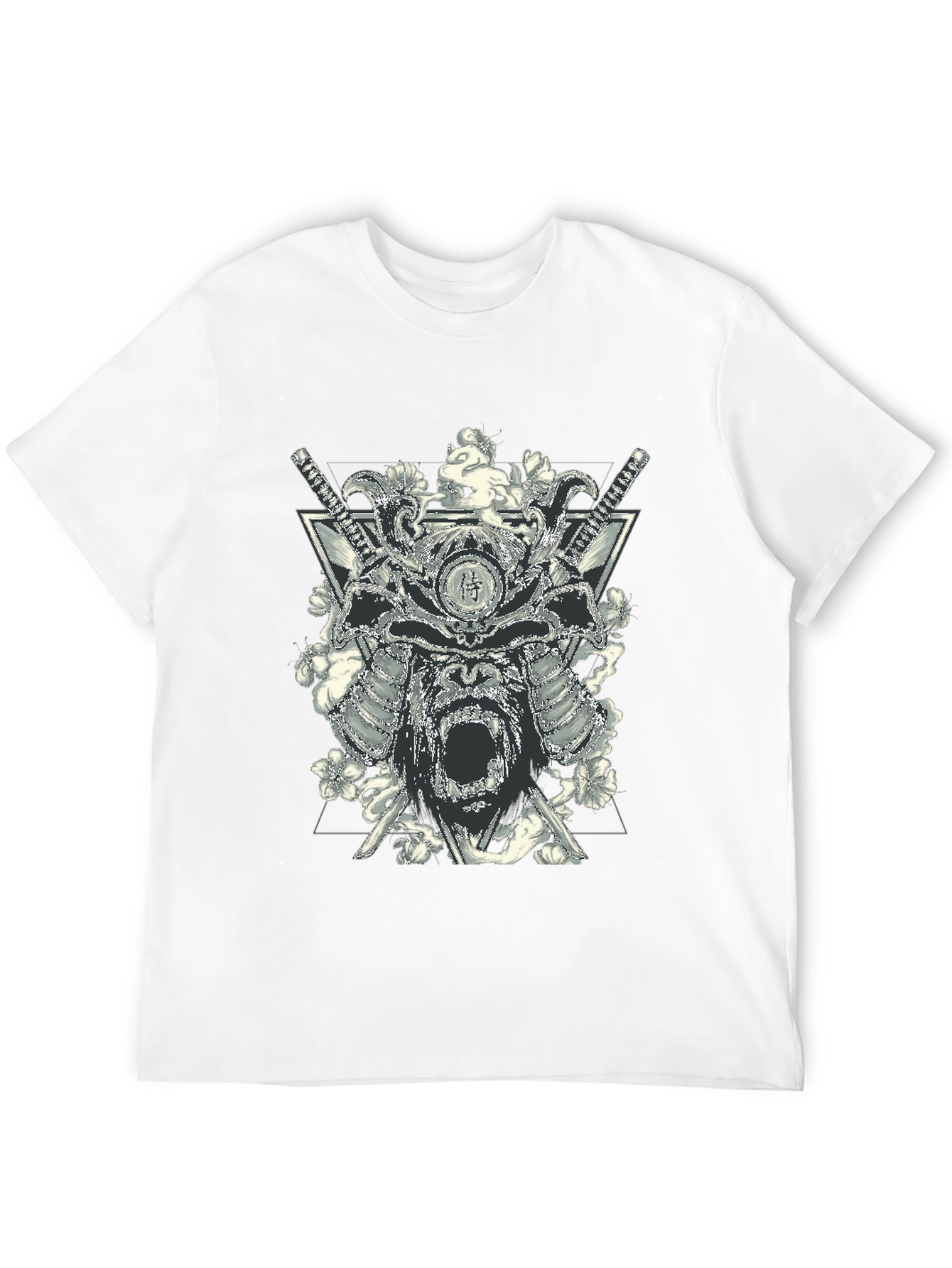 Samurai Gorilla Black Graphic T-Shirt
