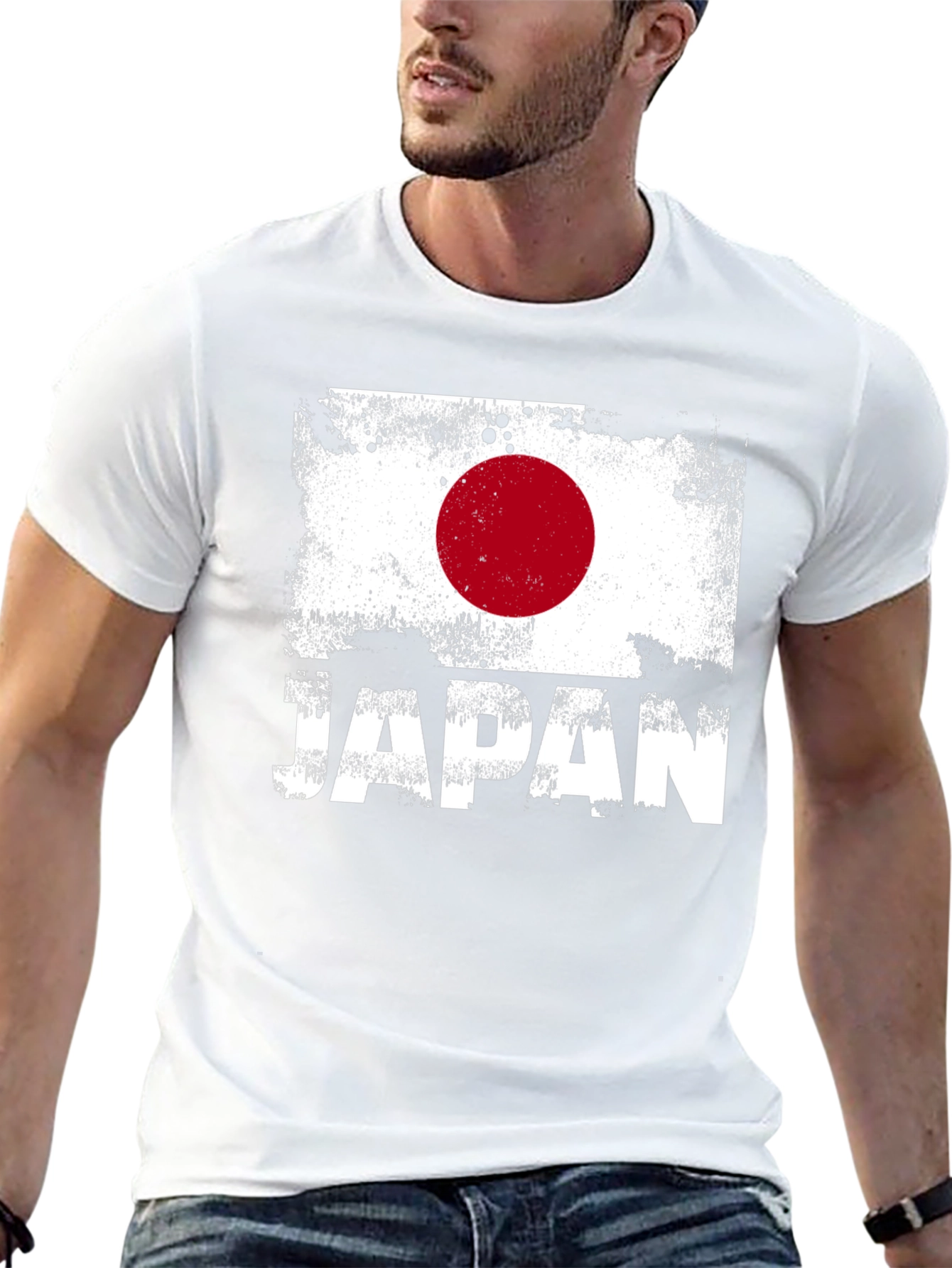 Japan Flag Graphic T-Shirt