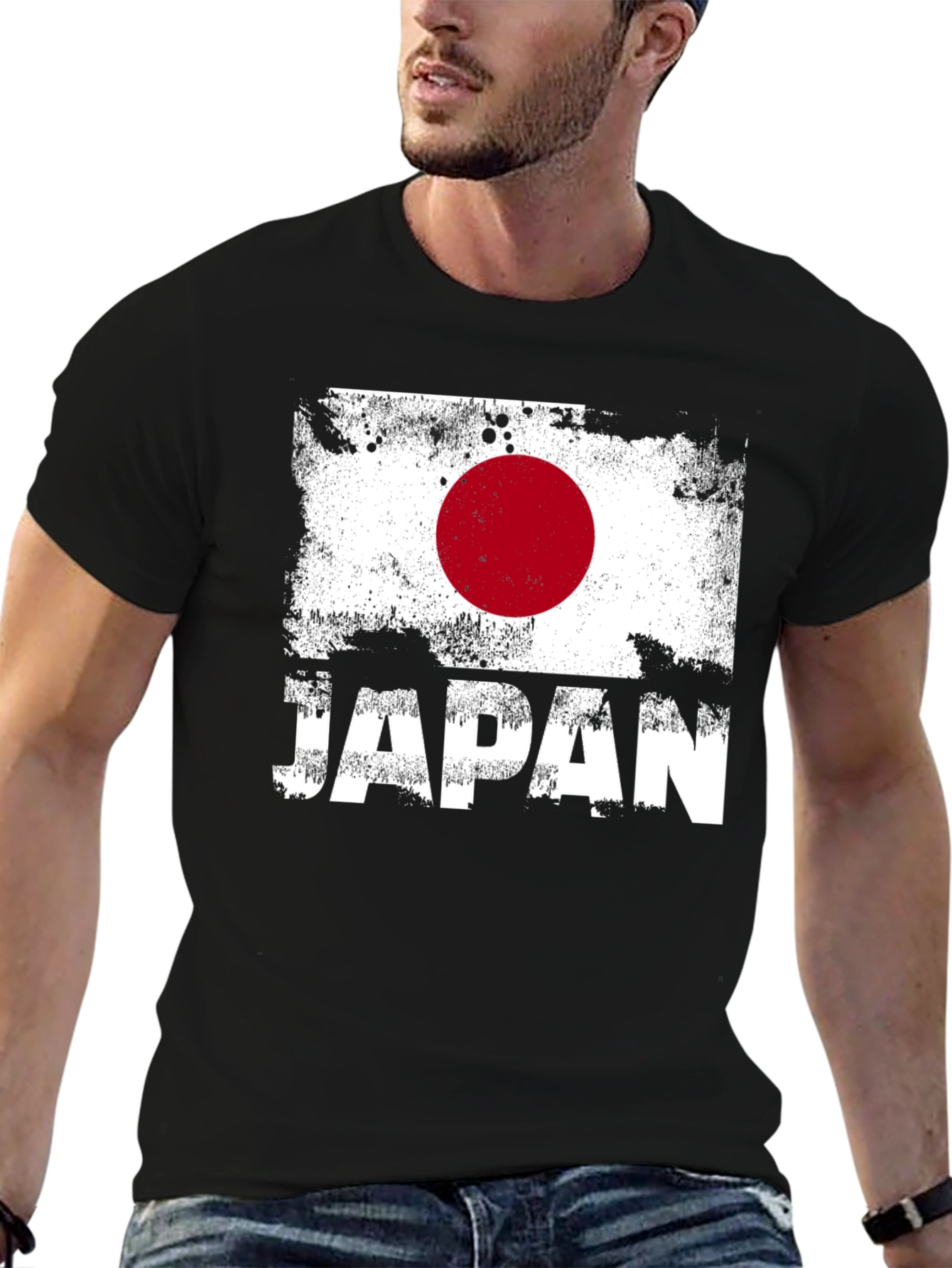 Japan Flag Graphic T-Shirt