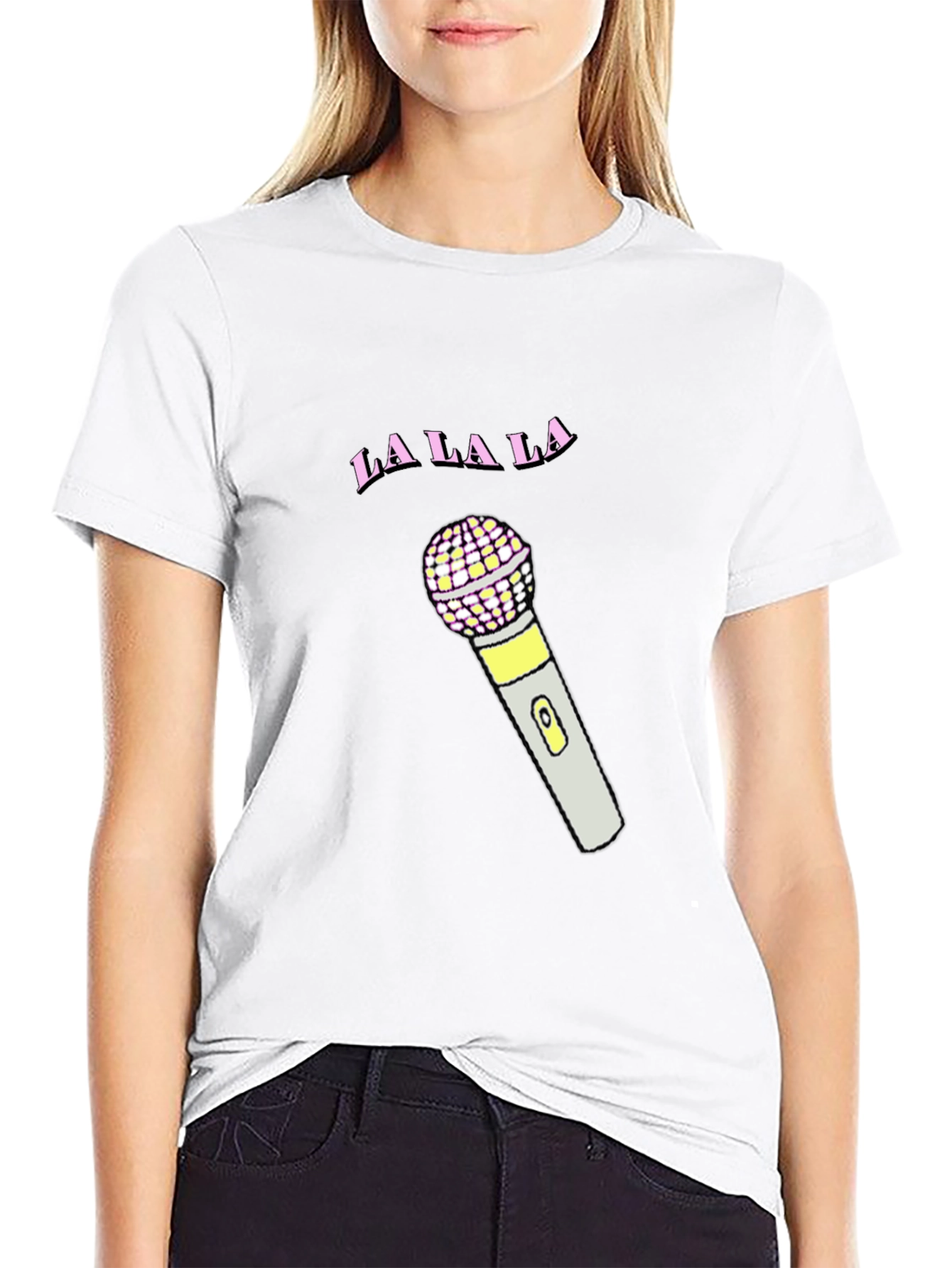 La La La Microphone Graphic Tee