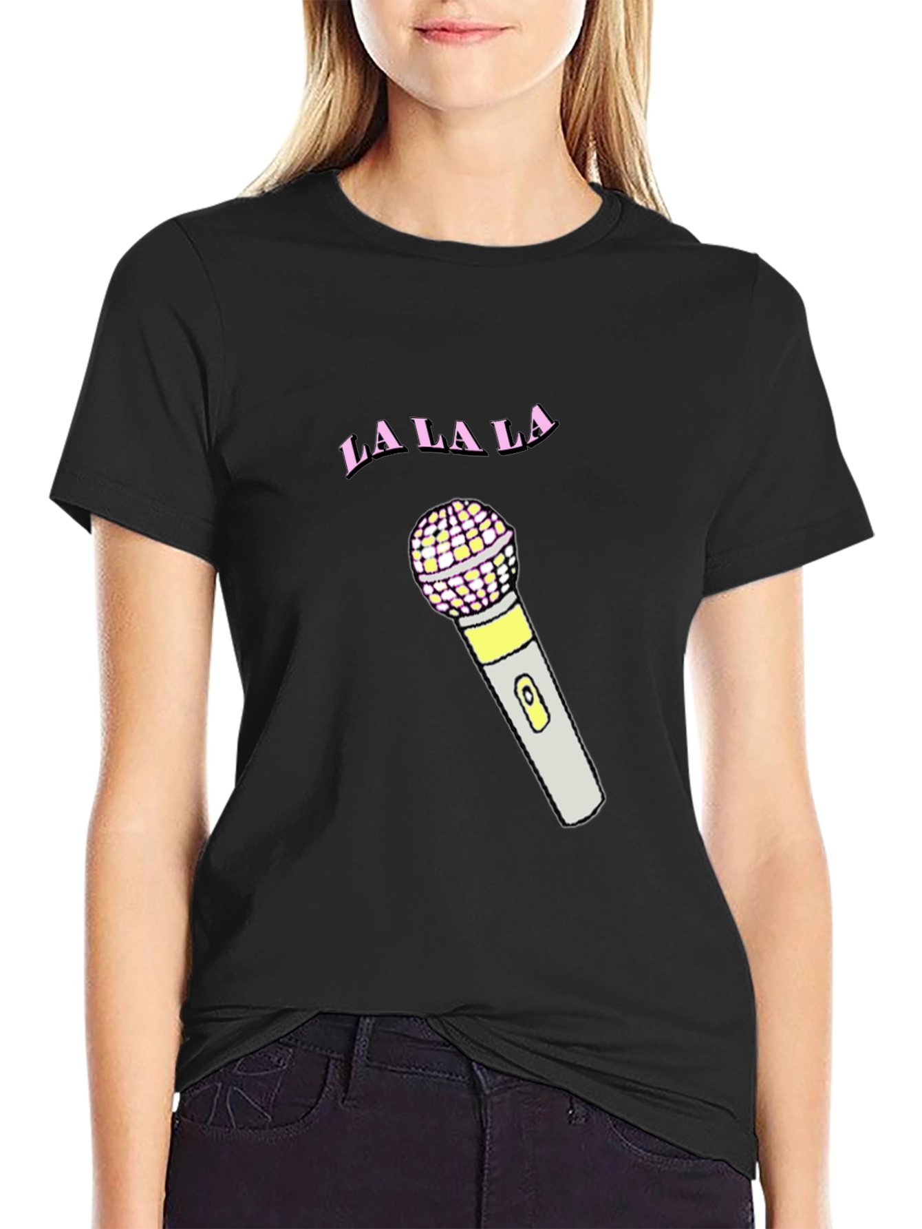 La La La Microphone Graphic Tee