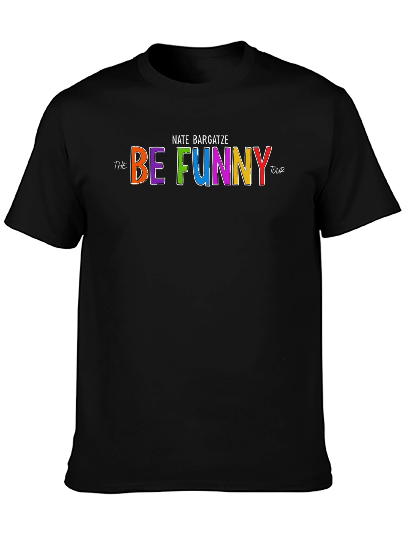 Nate Bargatze The Be Funny Tour Black T-Shirt
