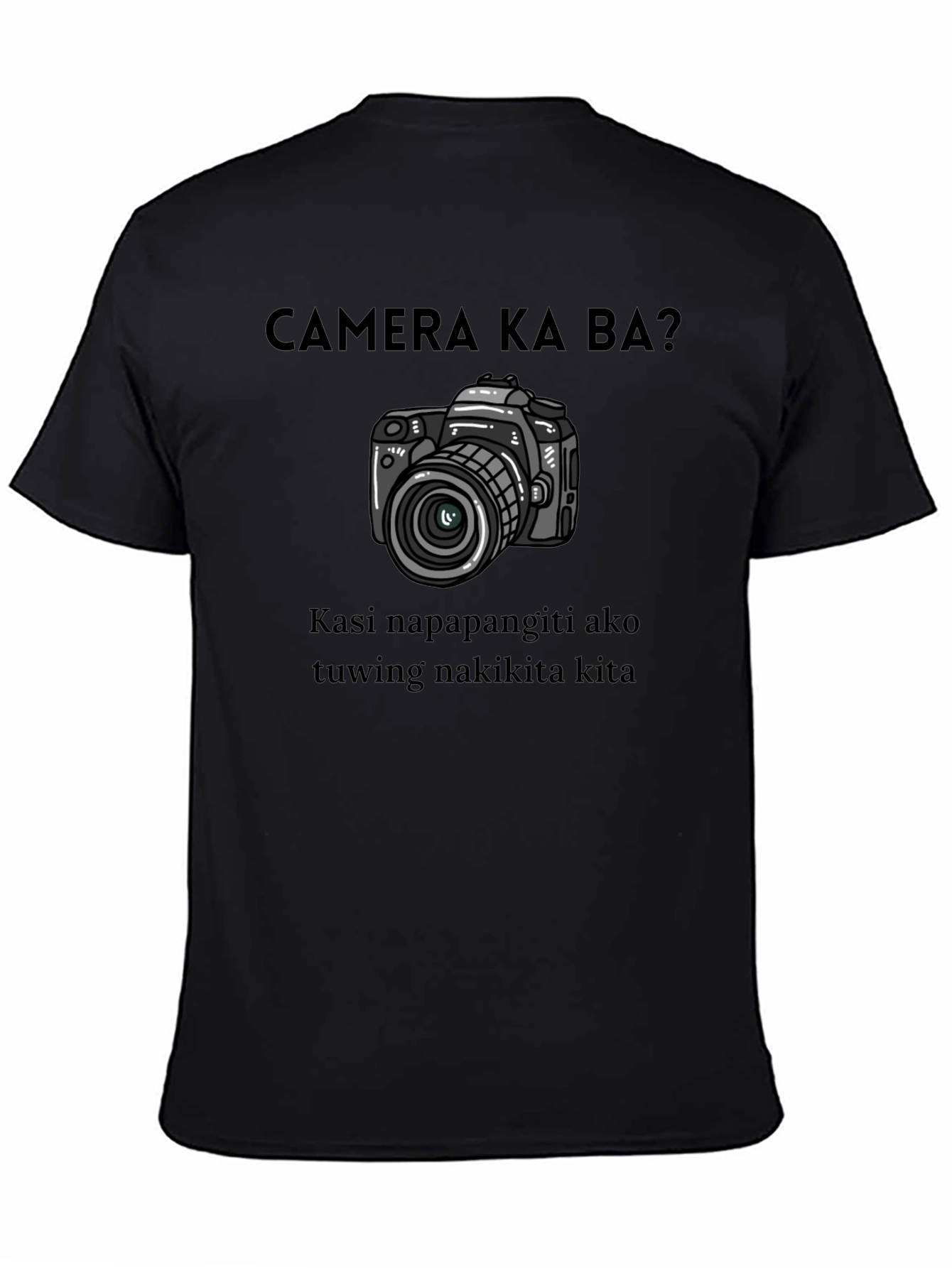 Funny Camera T-Shirt - Filipino Pick-Up Line Tee