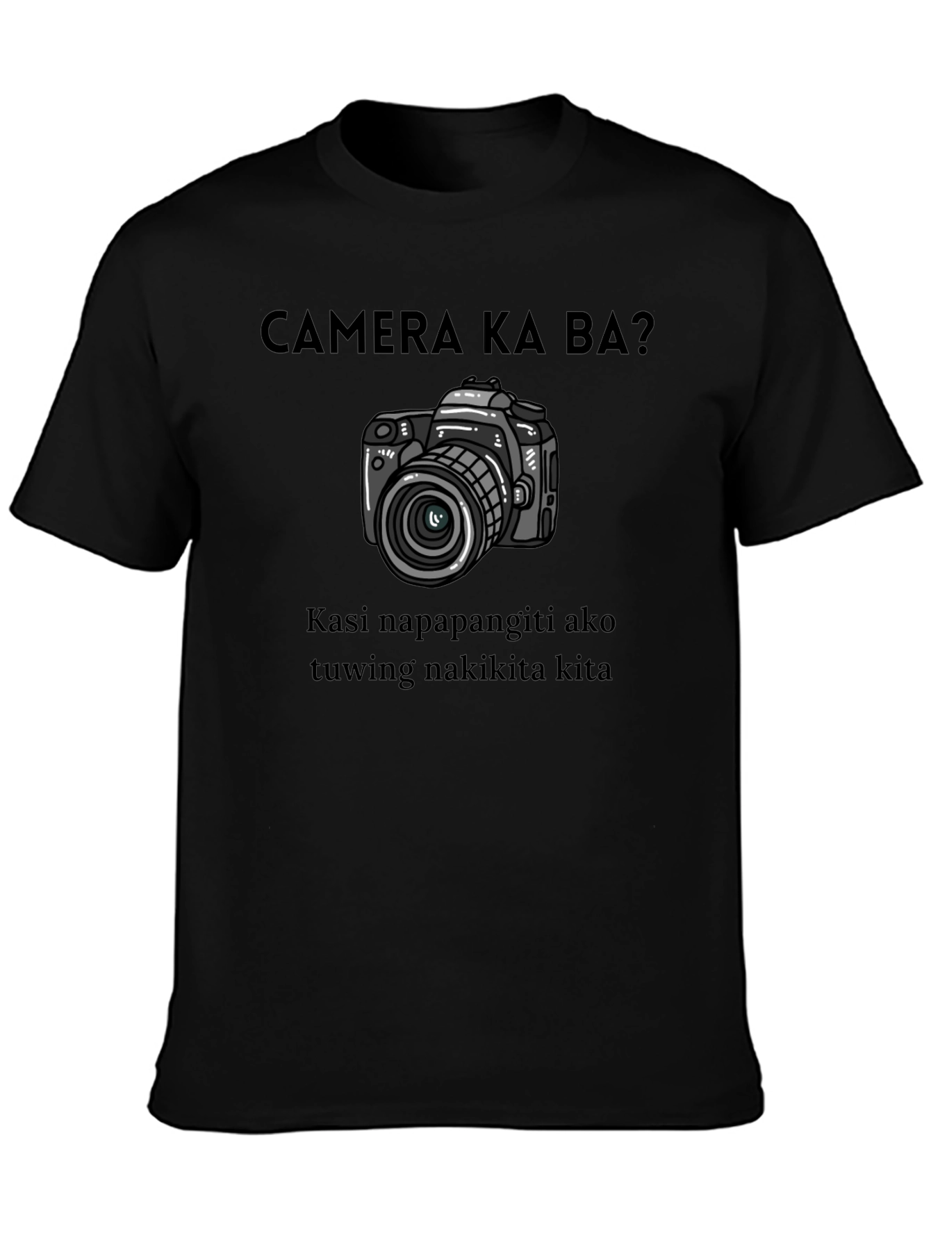 Funny Camera T-Shirt - Filipino Pick-Up Line Tee