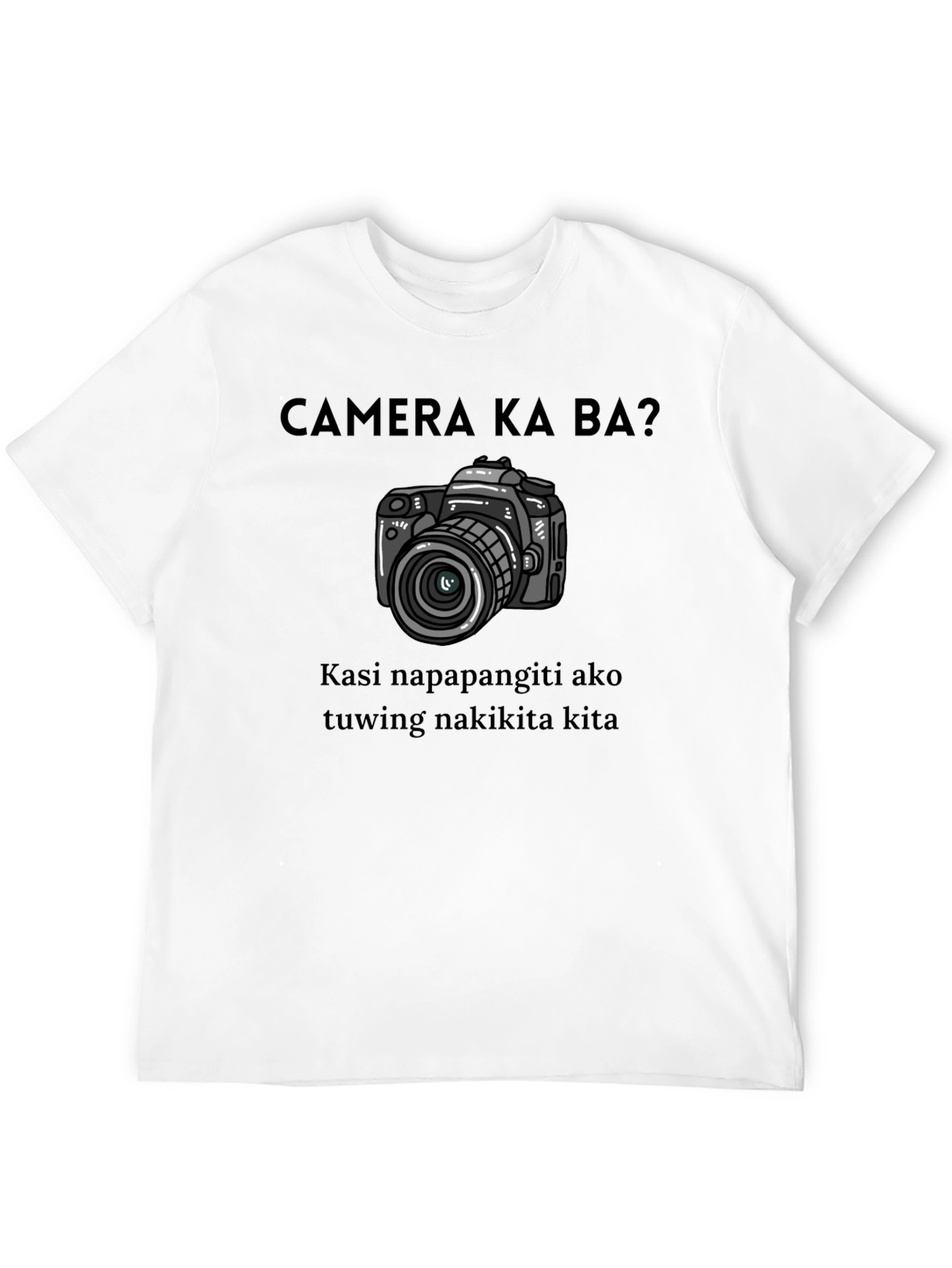 Funny Camera T-Shirt - Filipino Pick-Up Line Tee
