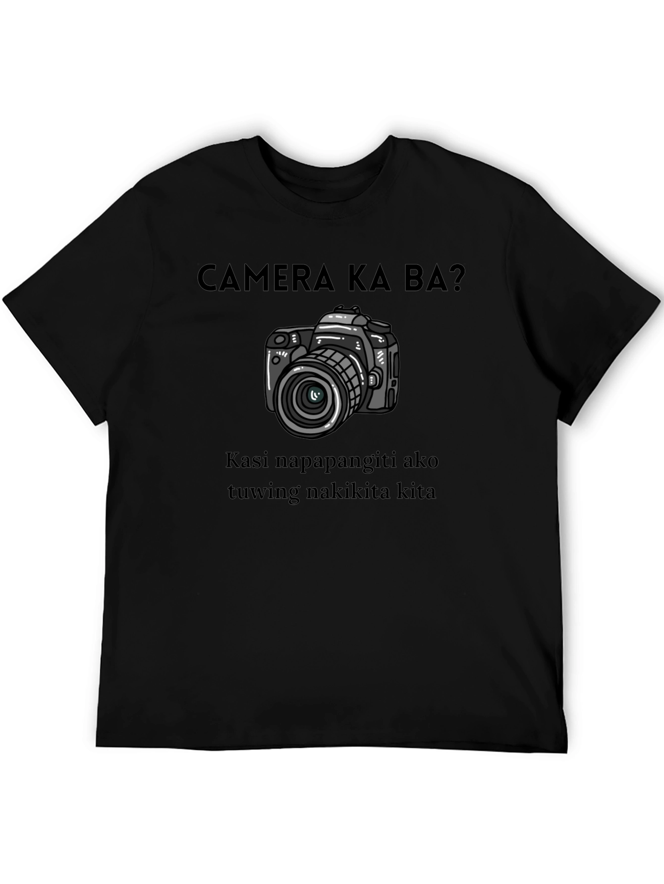Funny Camera T-Shirt - Filipino Pick-Up Line Tee