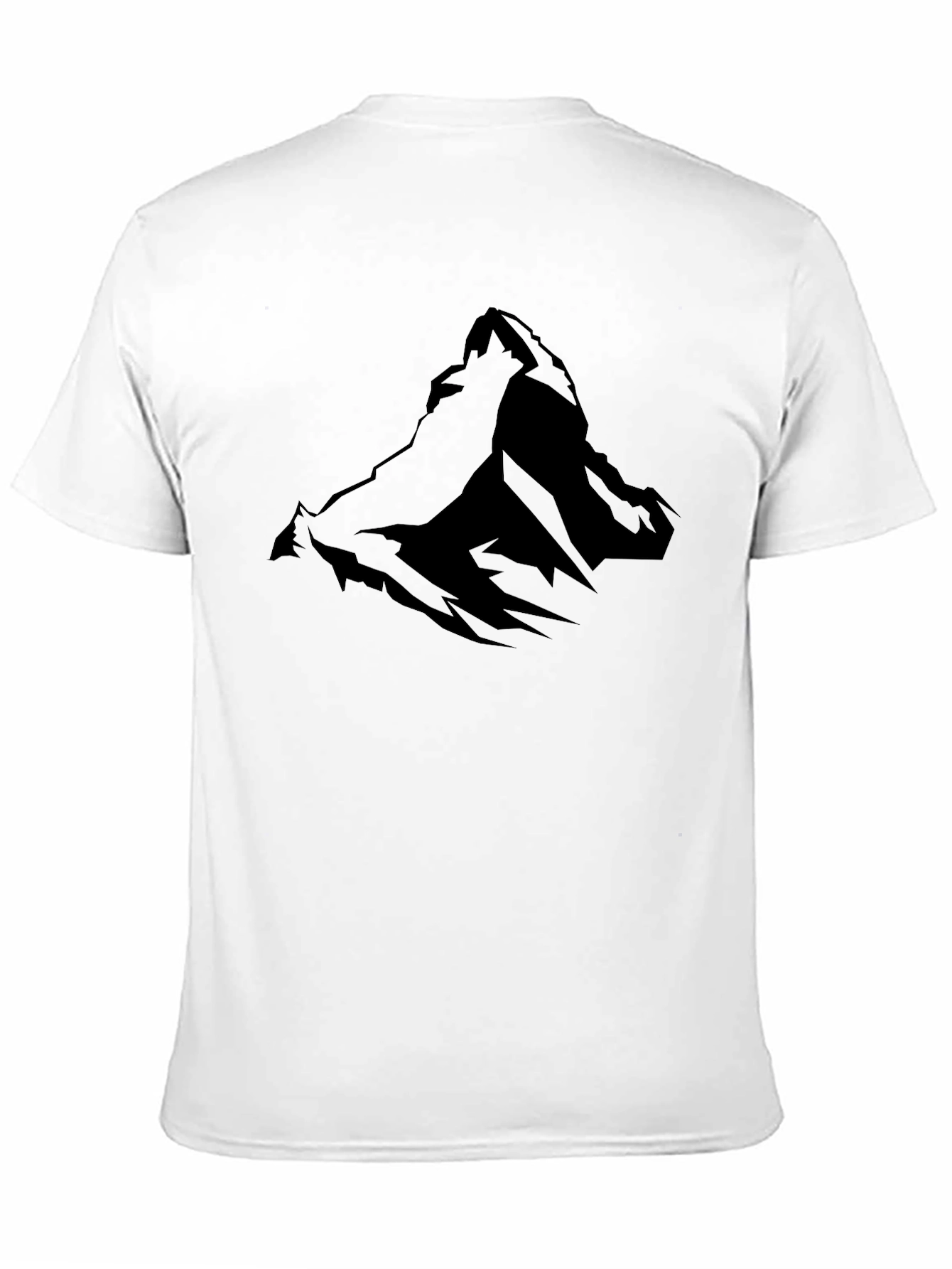 Mountain Silhouette Black T-Shirt
