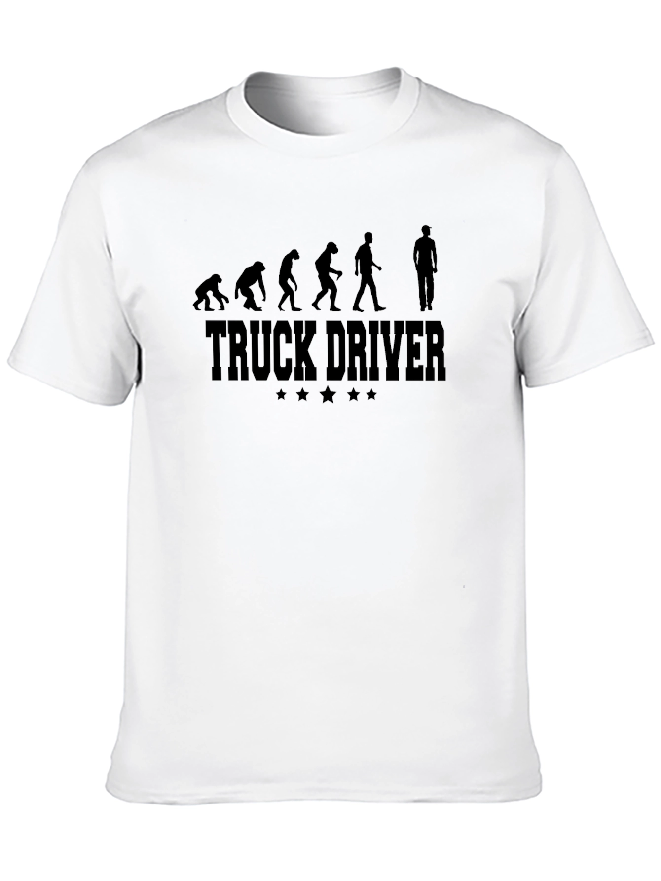 Truck Driver Evolution Graphic T-Shirt