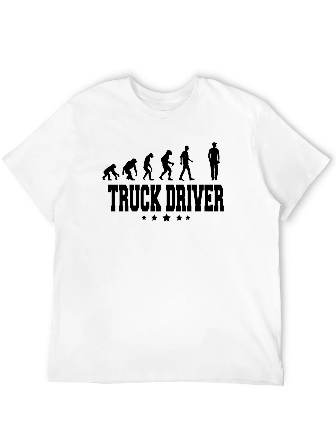 Truck Driver Evolution Graphic T-Shirt