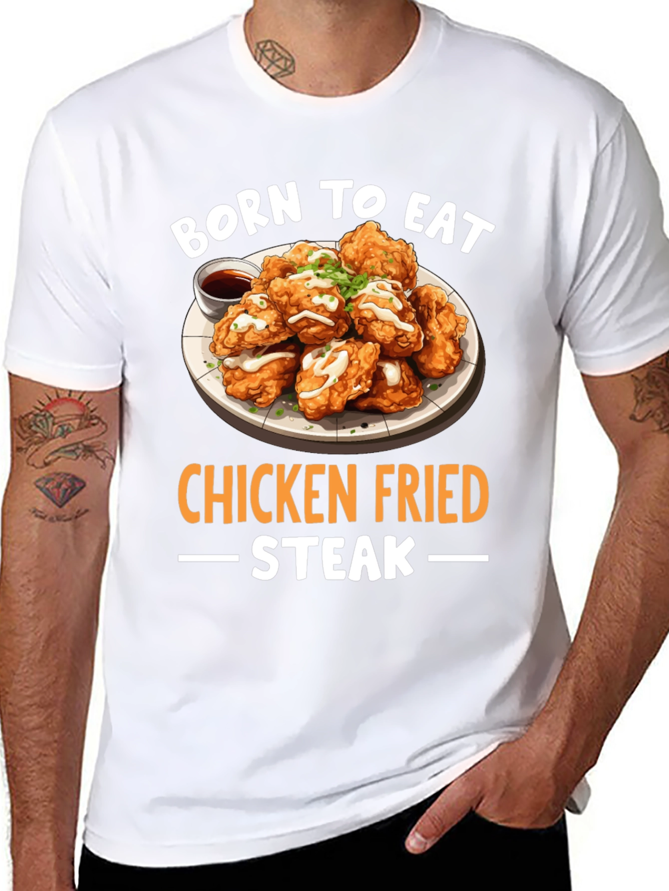 Born to Eat Chicken Fried Steak T-Shirt