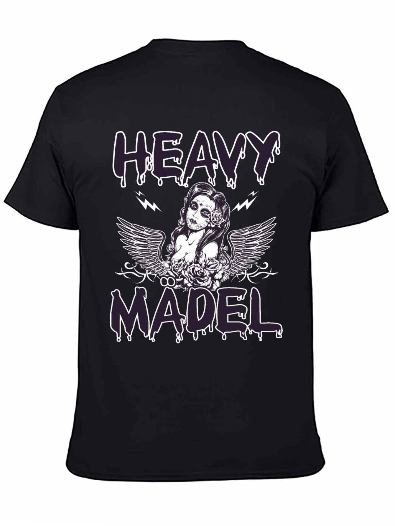 Heavy Madel Graphic Tee - Black