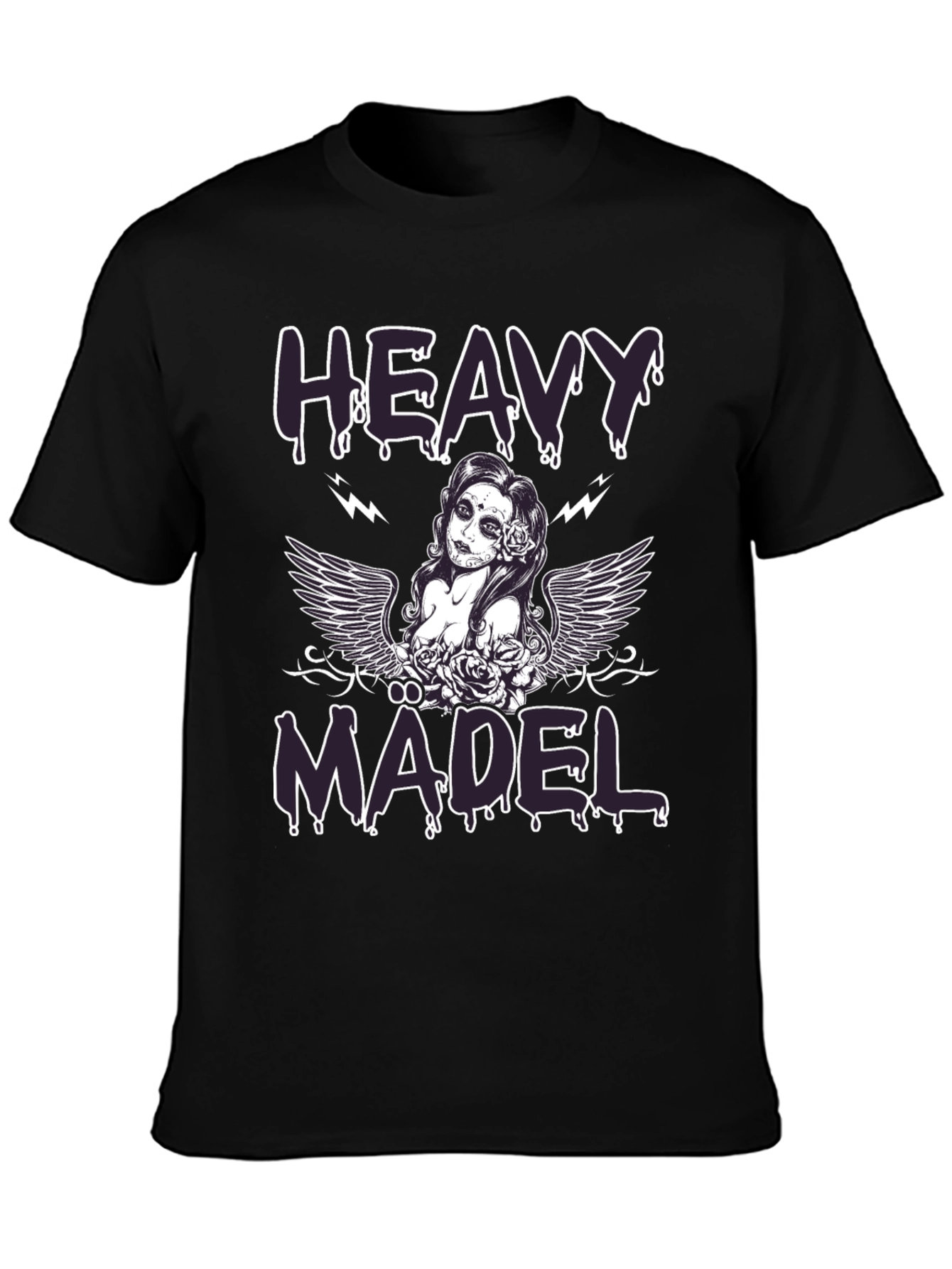 Heavy Madel Graphic Tee - Black
