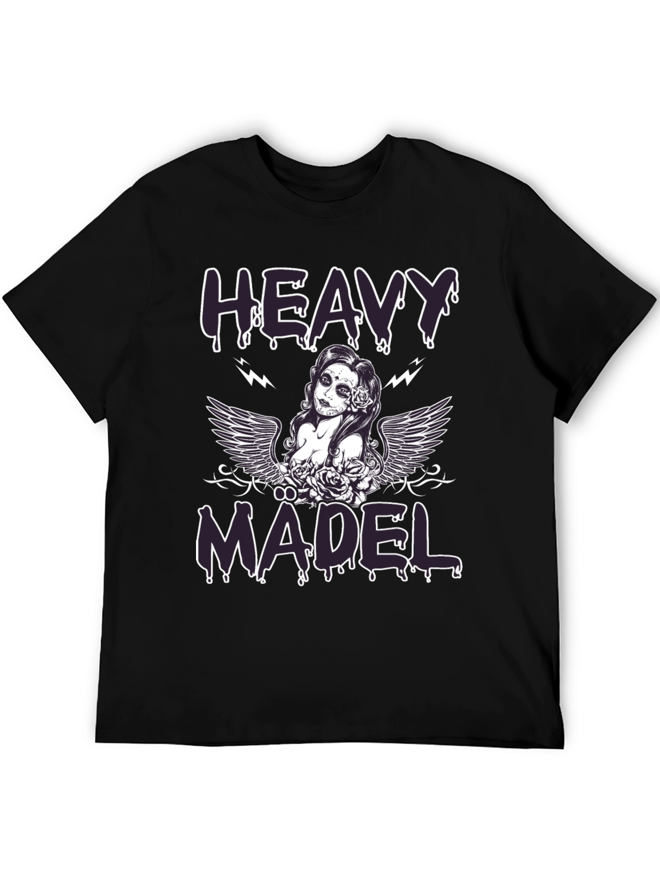 Heavy Madel Graphic Tee - Black