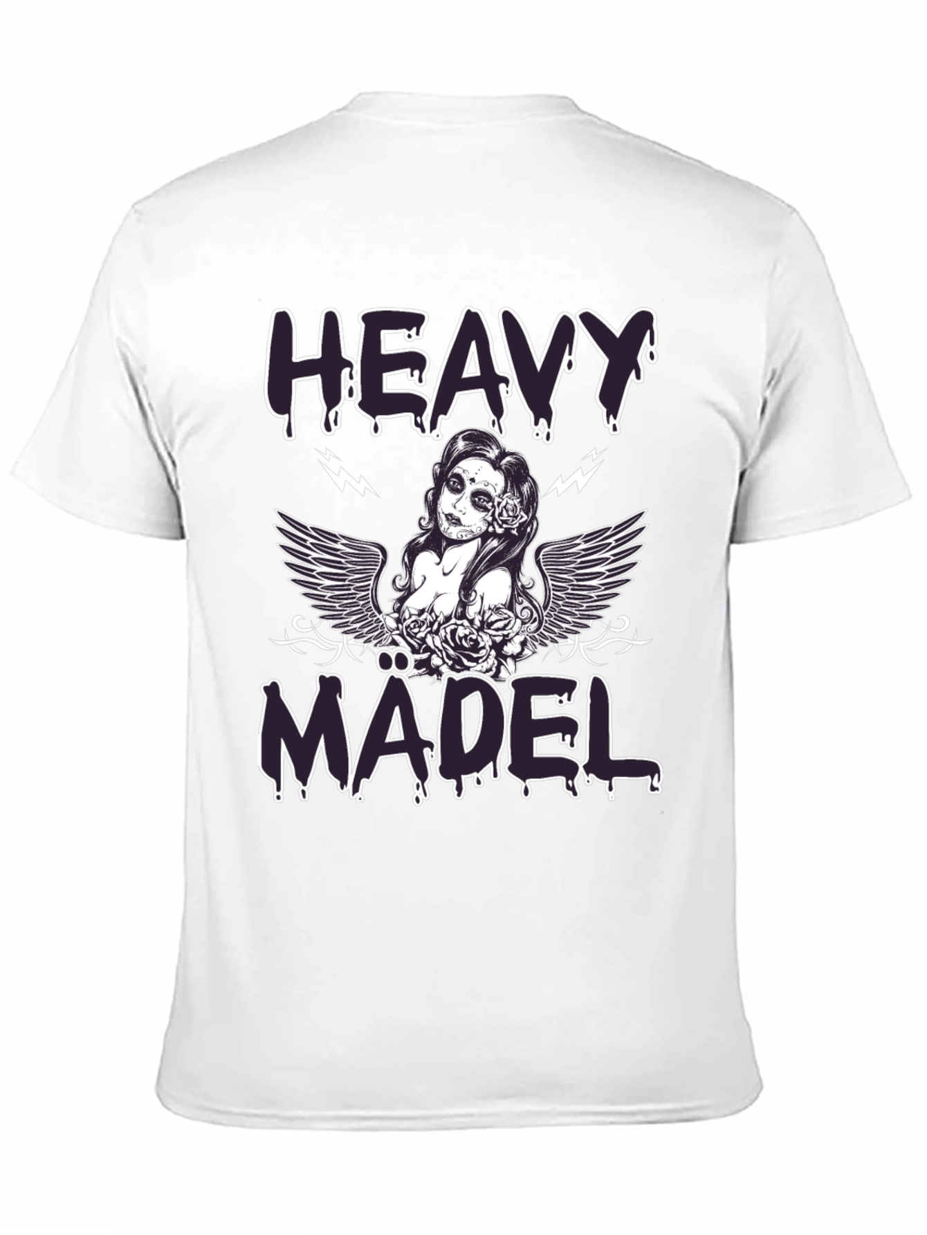 Heavy Madel Graphic Tee - Black