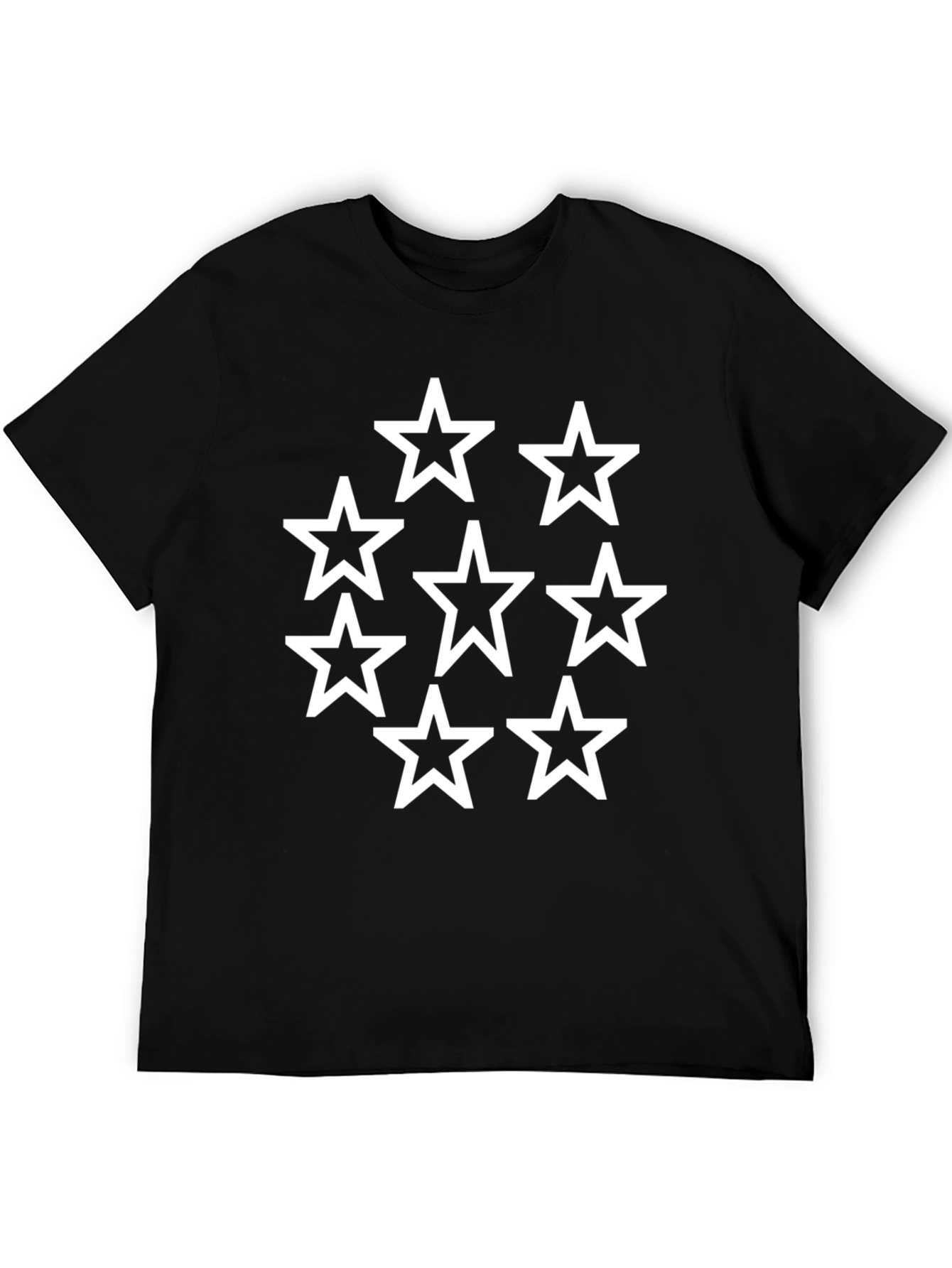 Starry Graphic Tee - Classic Black