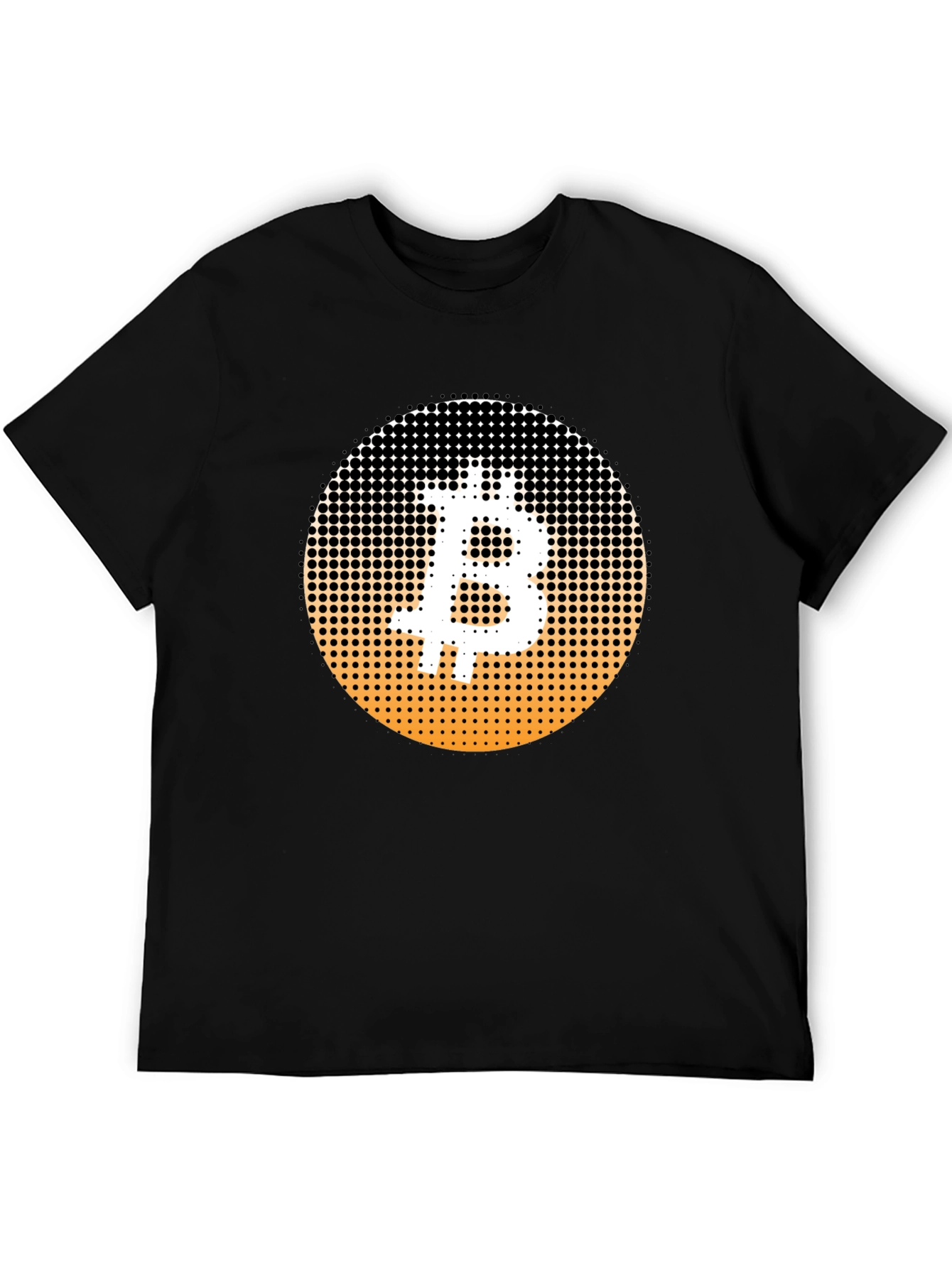 Bitcoin Halftone T-Shirt - Crypto Currency Tee