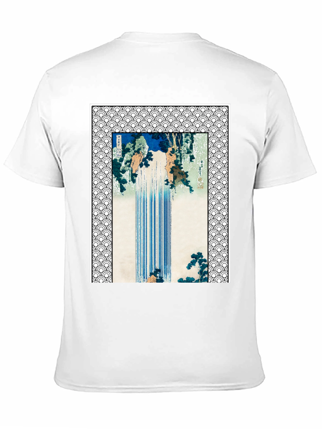 Japanese Waterfall Art T-Shirt