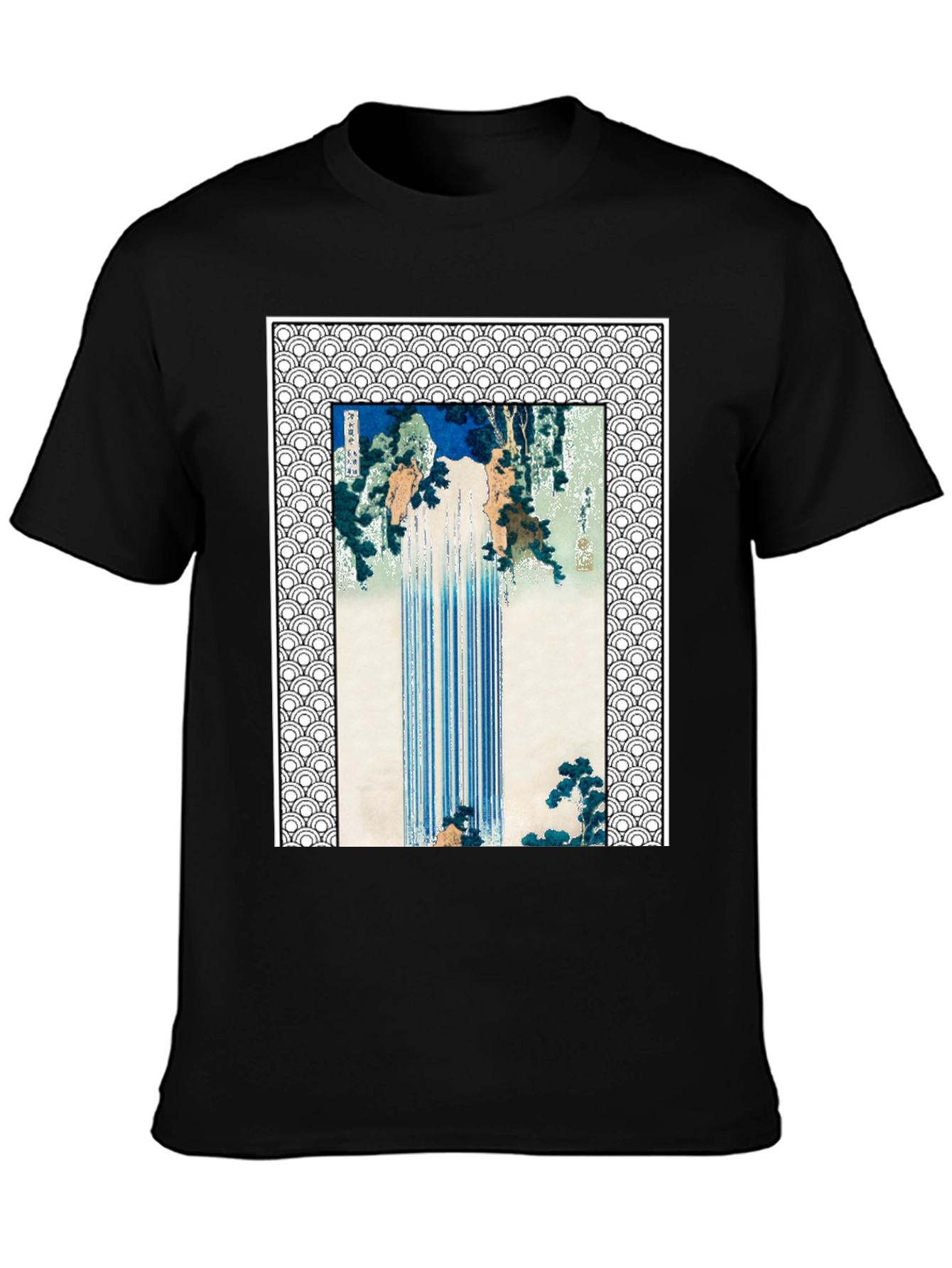 Japanese Waterfall Art T-Shirt