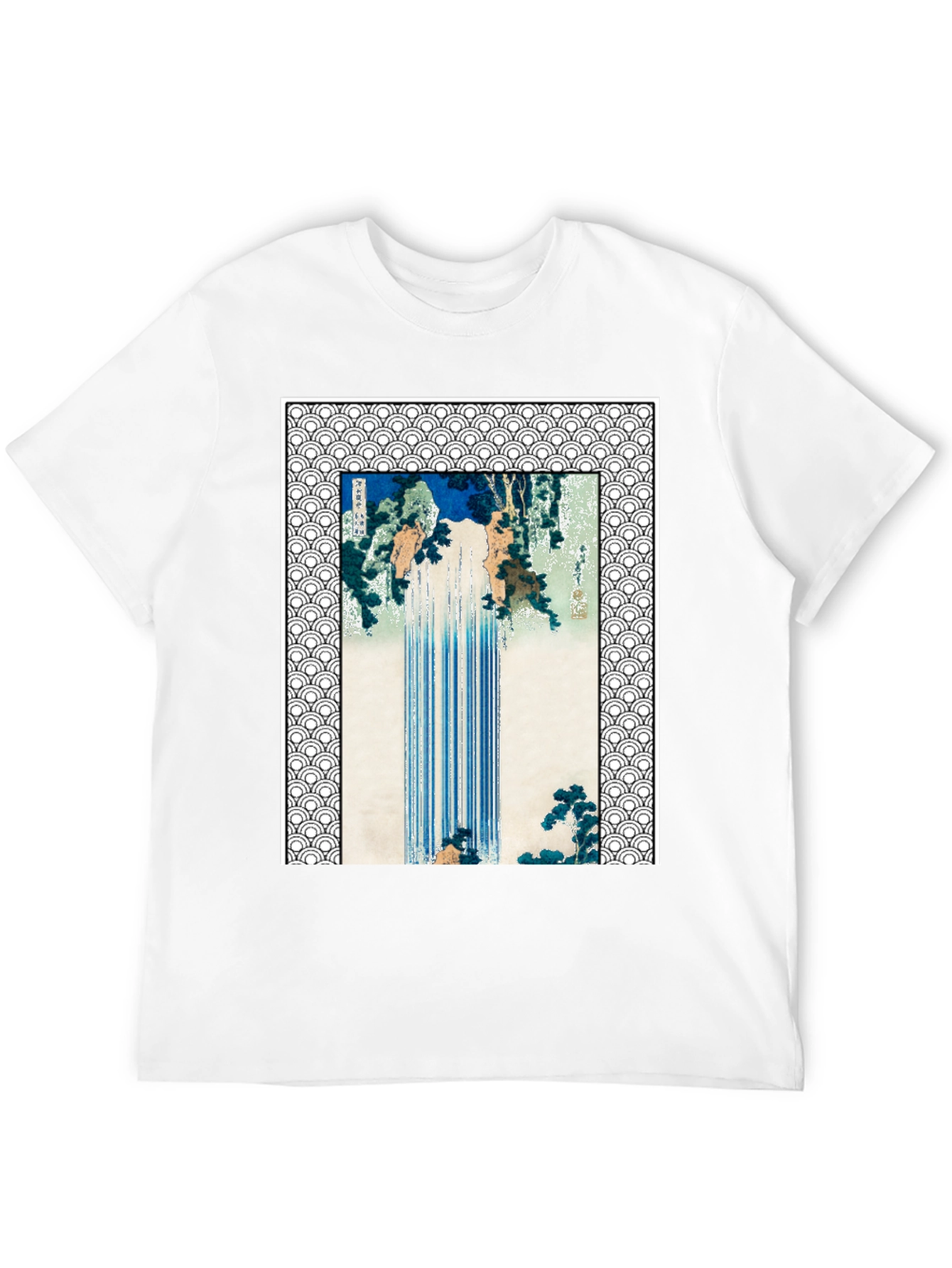 Japanese Waterfall Art T-Shirt