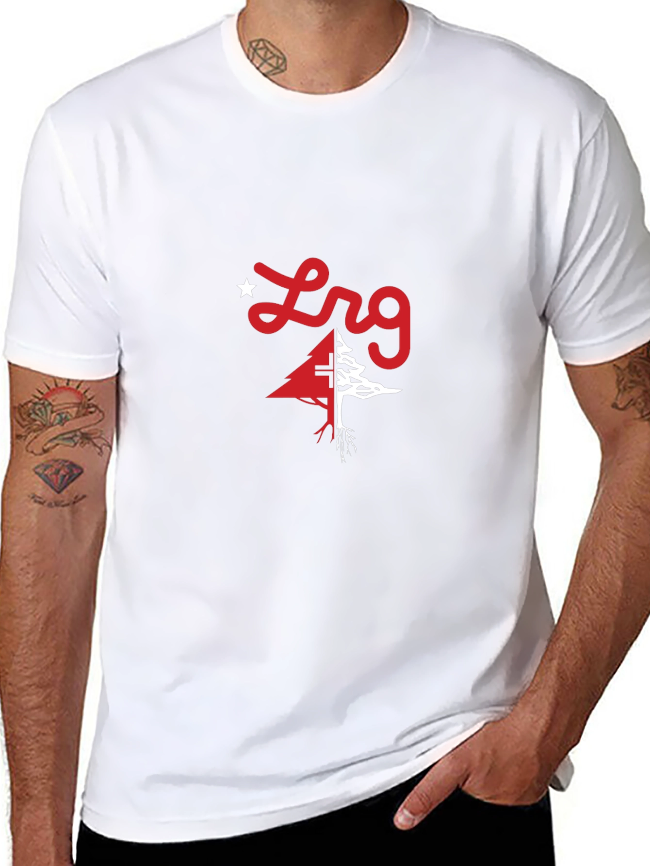 LRG Tree Graphic Black Tee