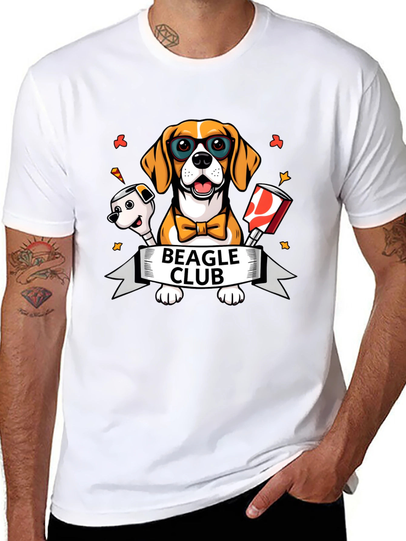 Beagle Club T-Shirt - Cute Dog Graphic Tee