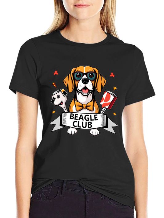 Beagle Club T-Shirt - Cute Dog Graphic Tee