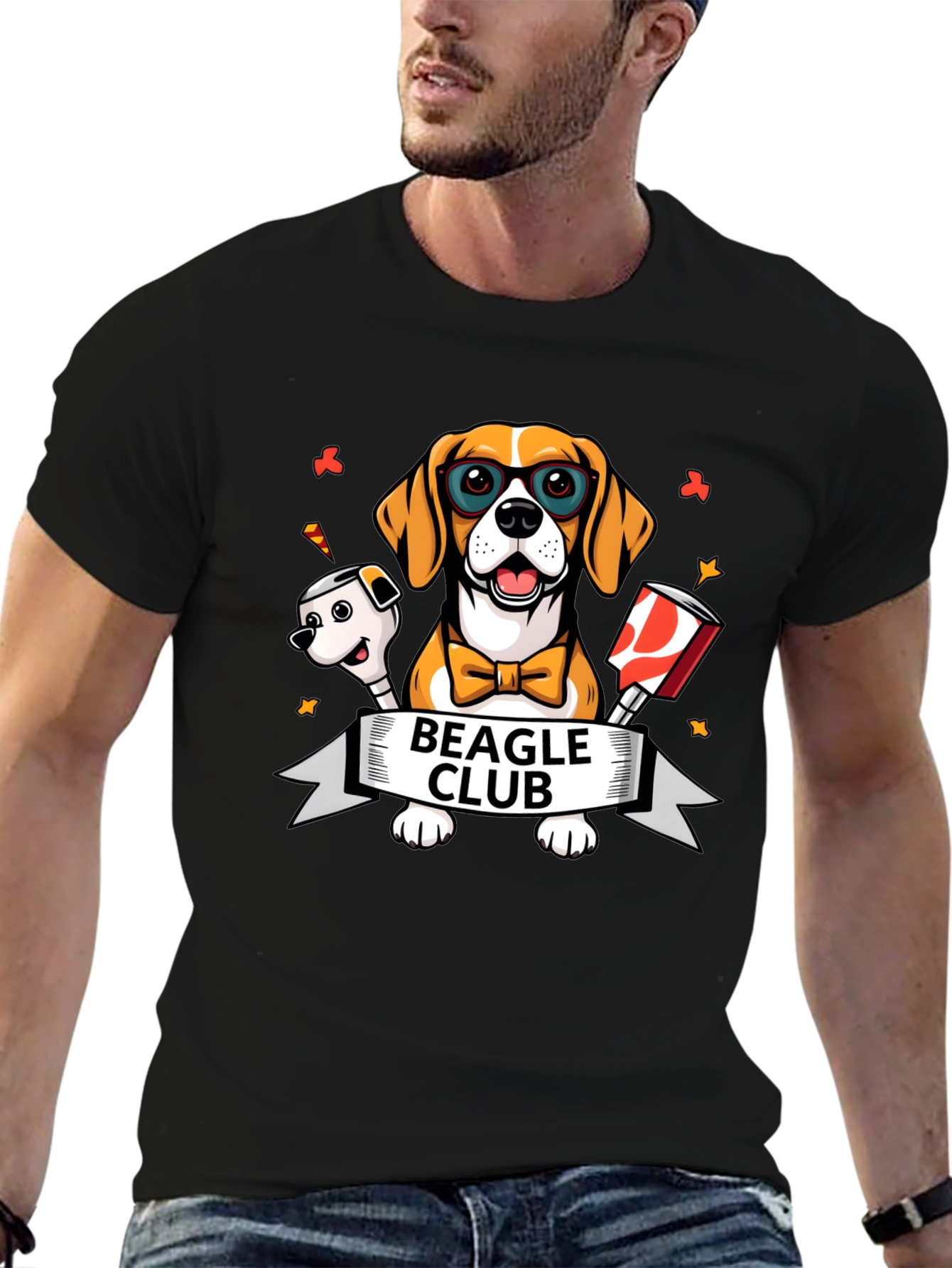 Beagle Club T-Shirt - Cute Dog Graphic Tee
