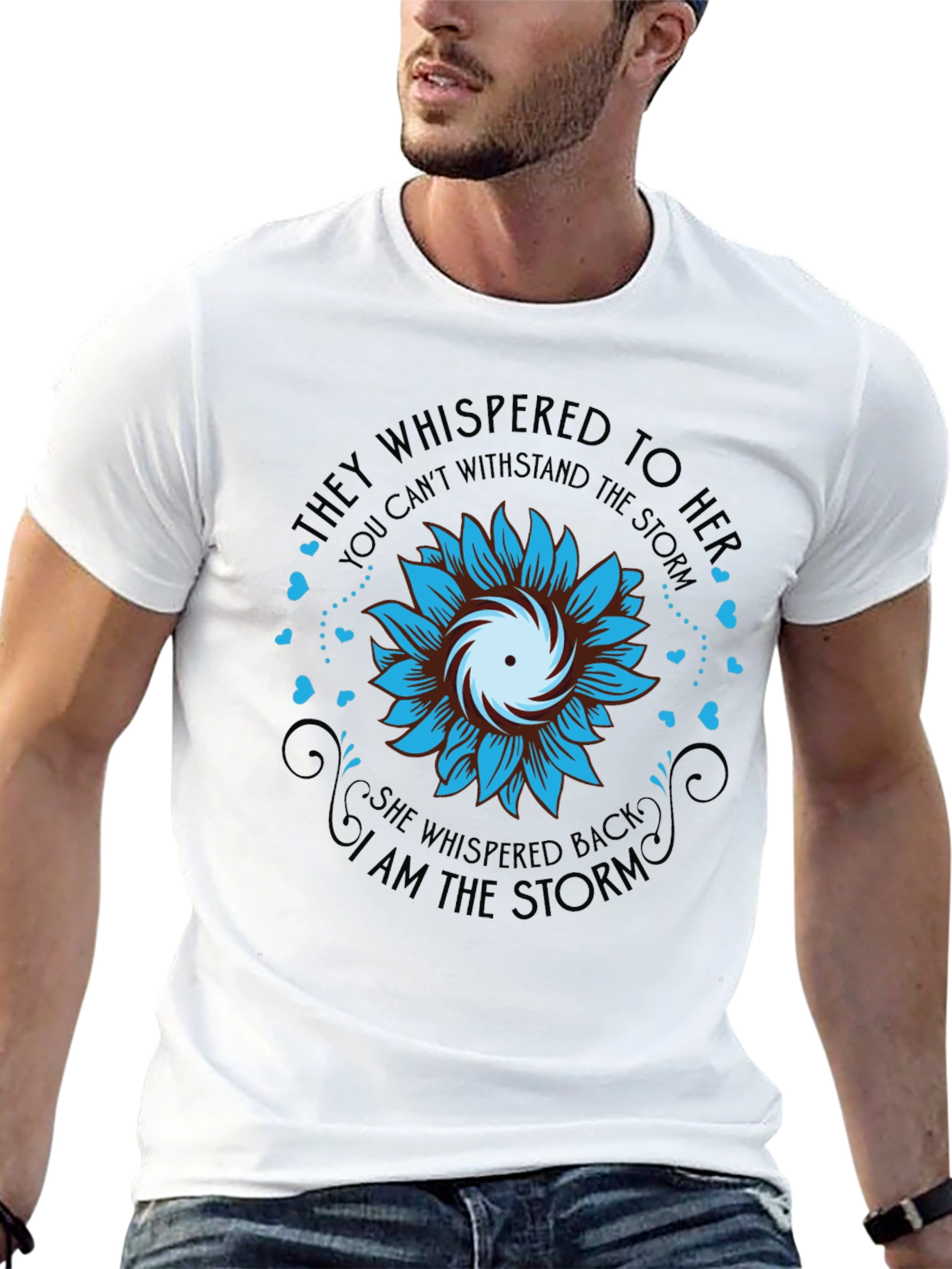 Storm Sunflower Graphic T-Shirt