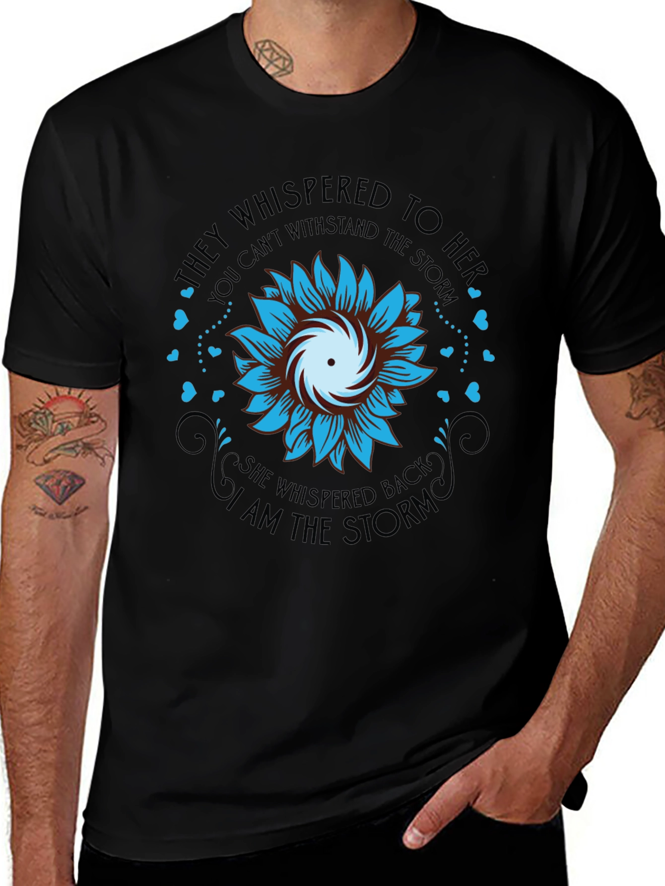Storm Sunflower Graphic T-Shirt