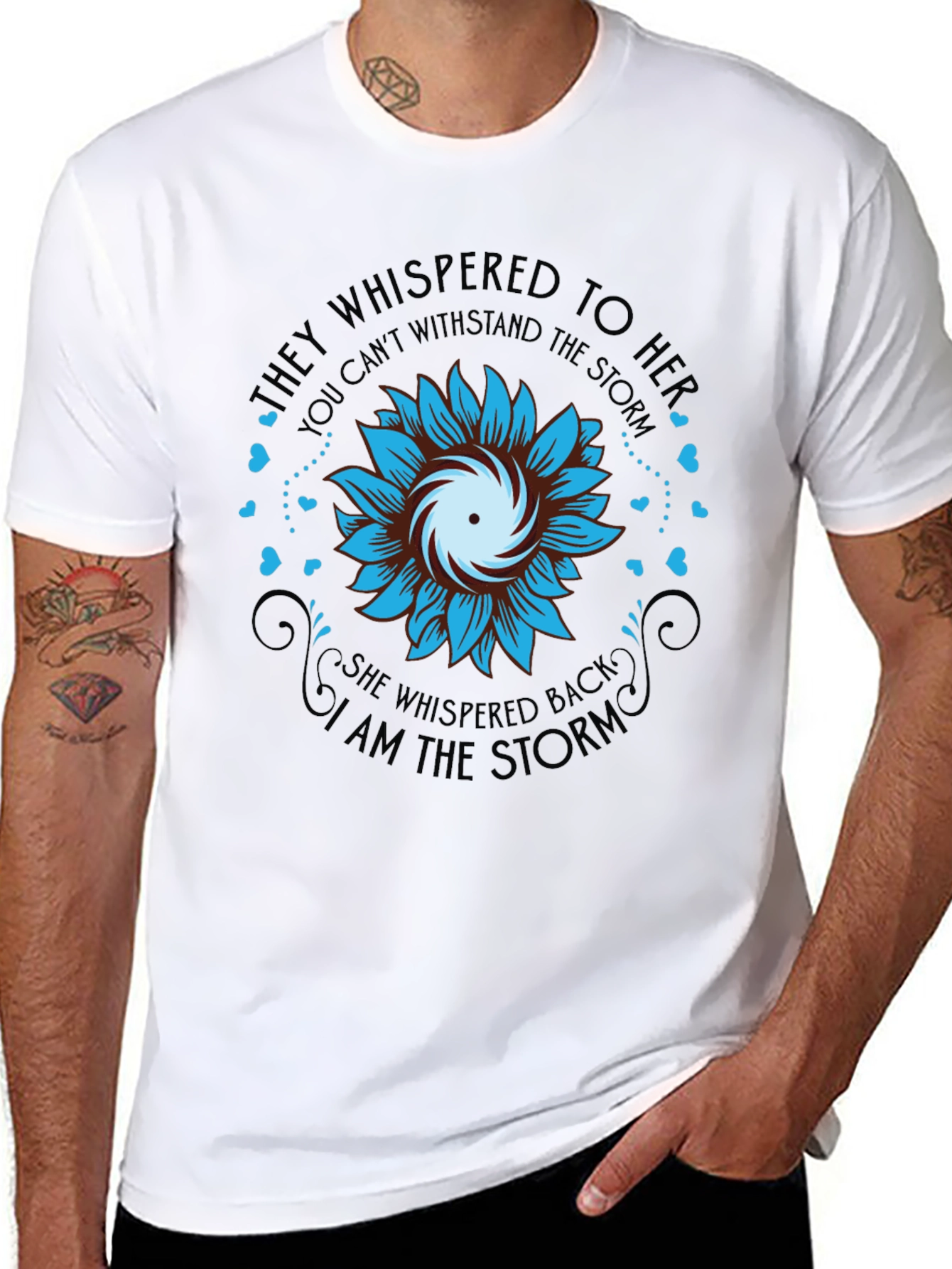 Storm Sunflower Graphic T-Shirt