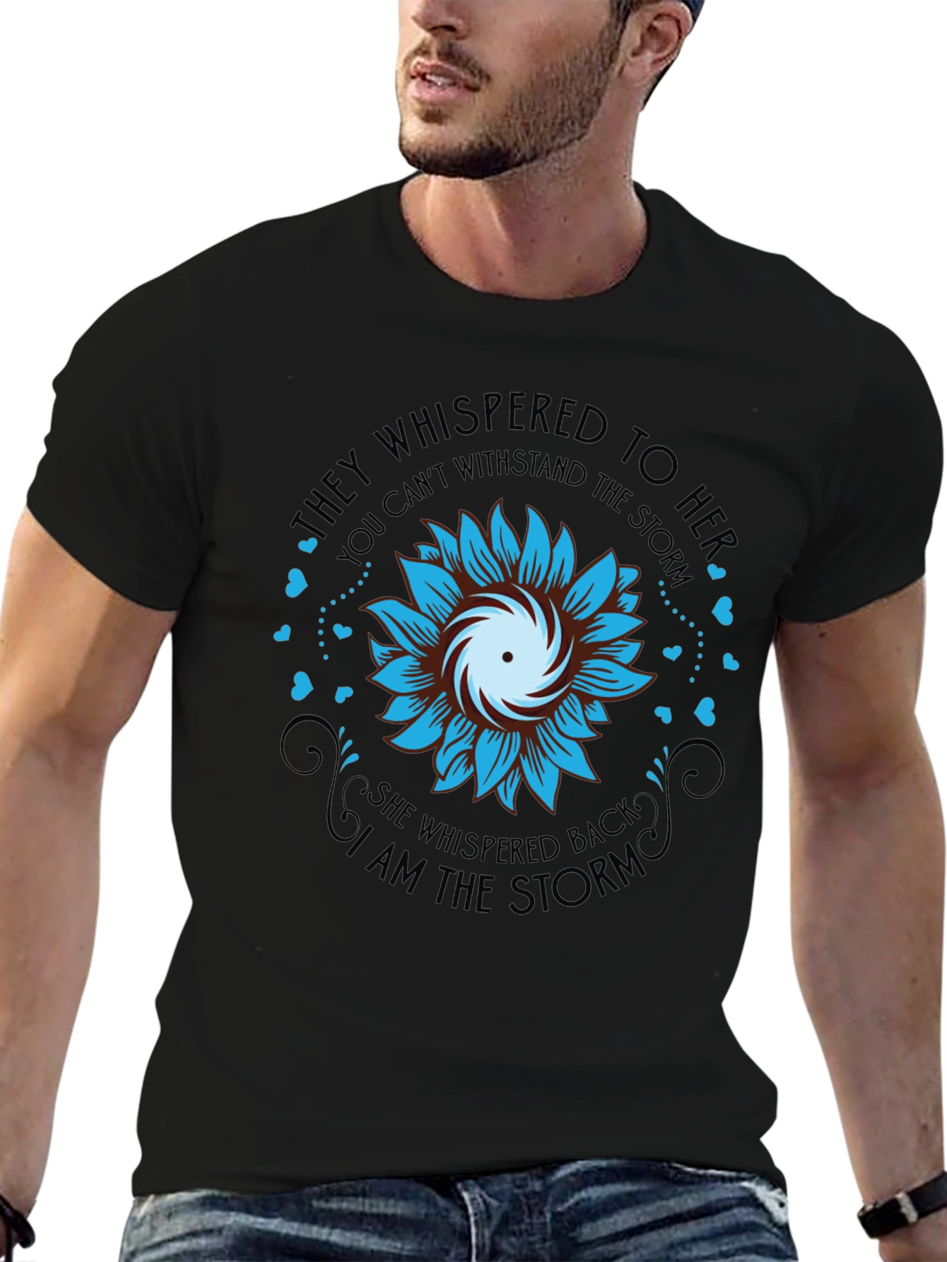 Storm Sunflower Graphic T-Shirt