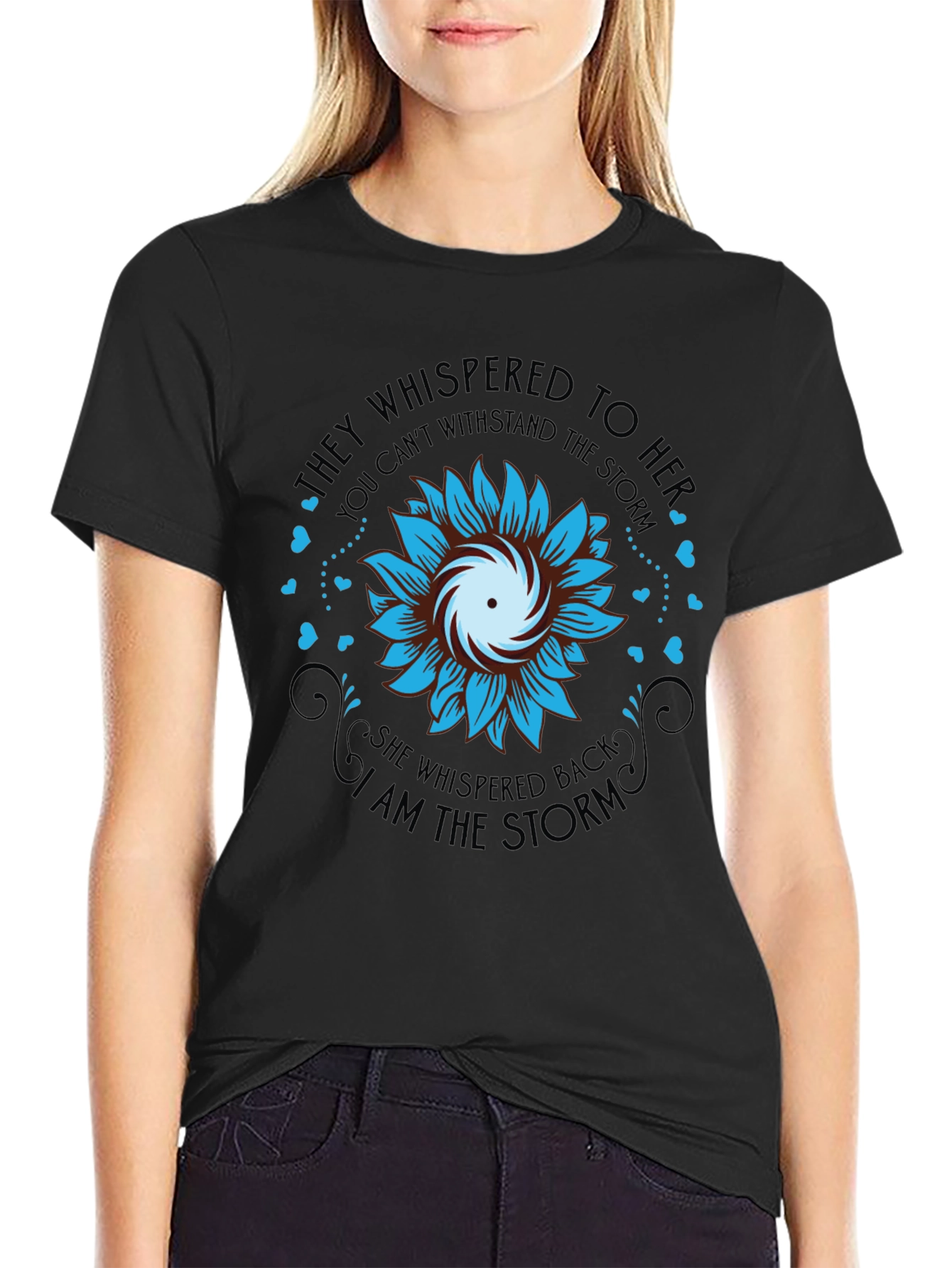 Storm Sunflower Graphic T-Shirt