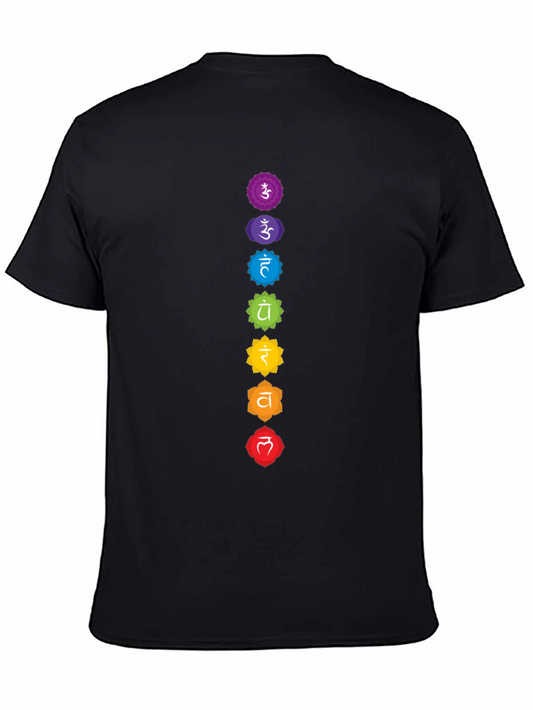 Chakra Symbol T-Shirt - Seven Chakras Design