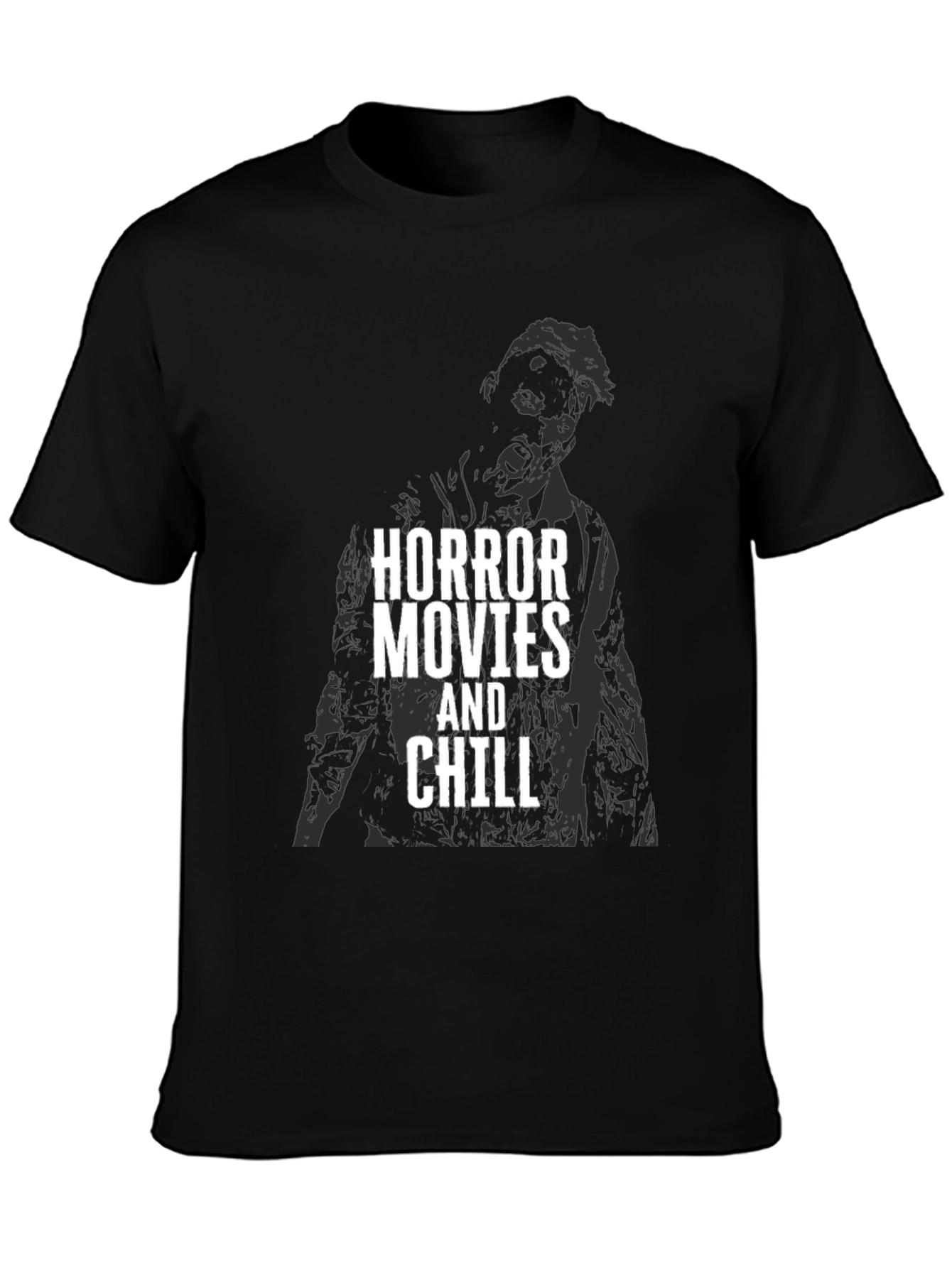Horror Movies and Chill Graphic T-Shirt