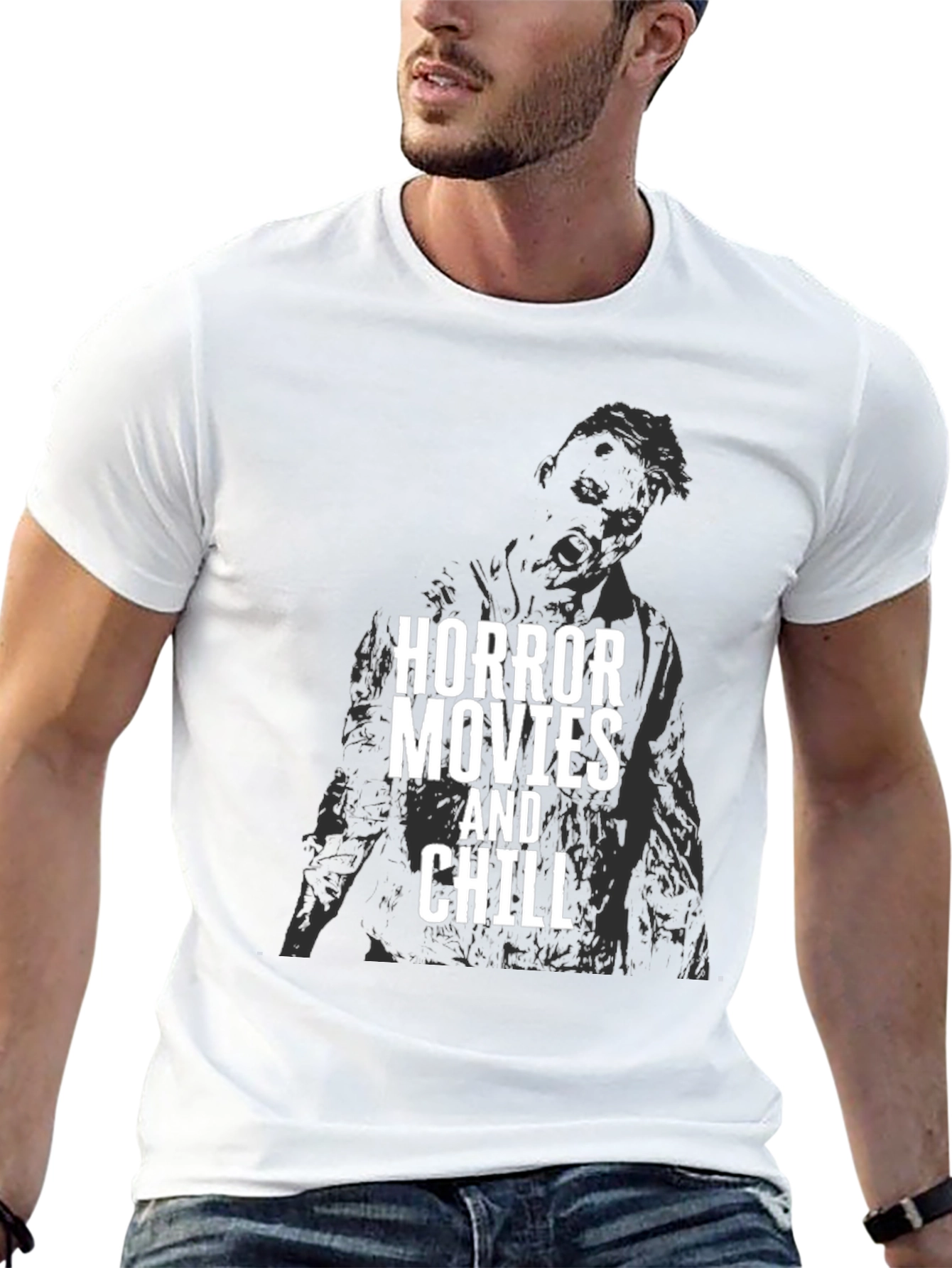 Horror Movies and Chill Graphic T-Shirt