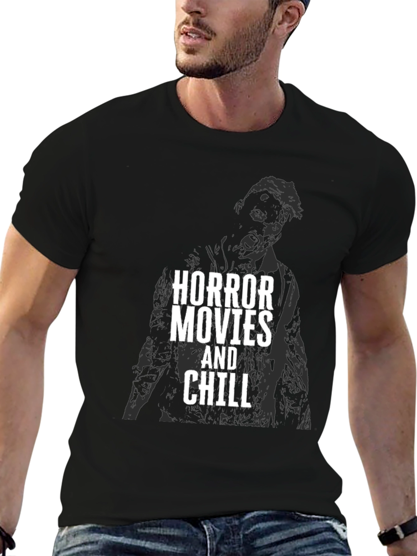 Horror Movies and Chill Graphic T-Shirt