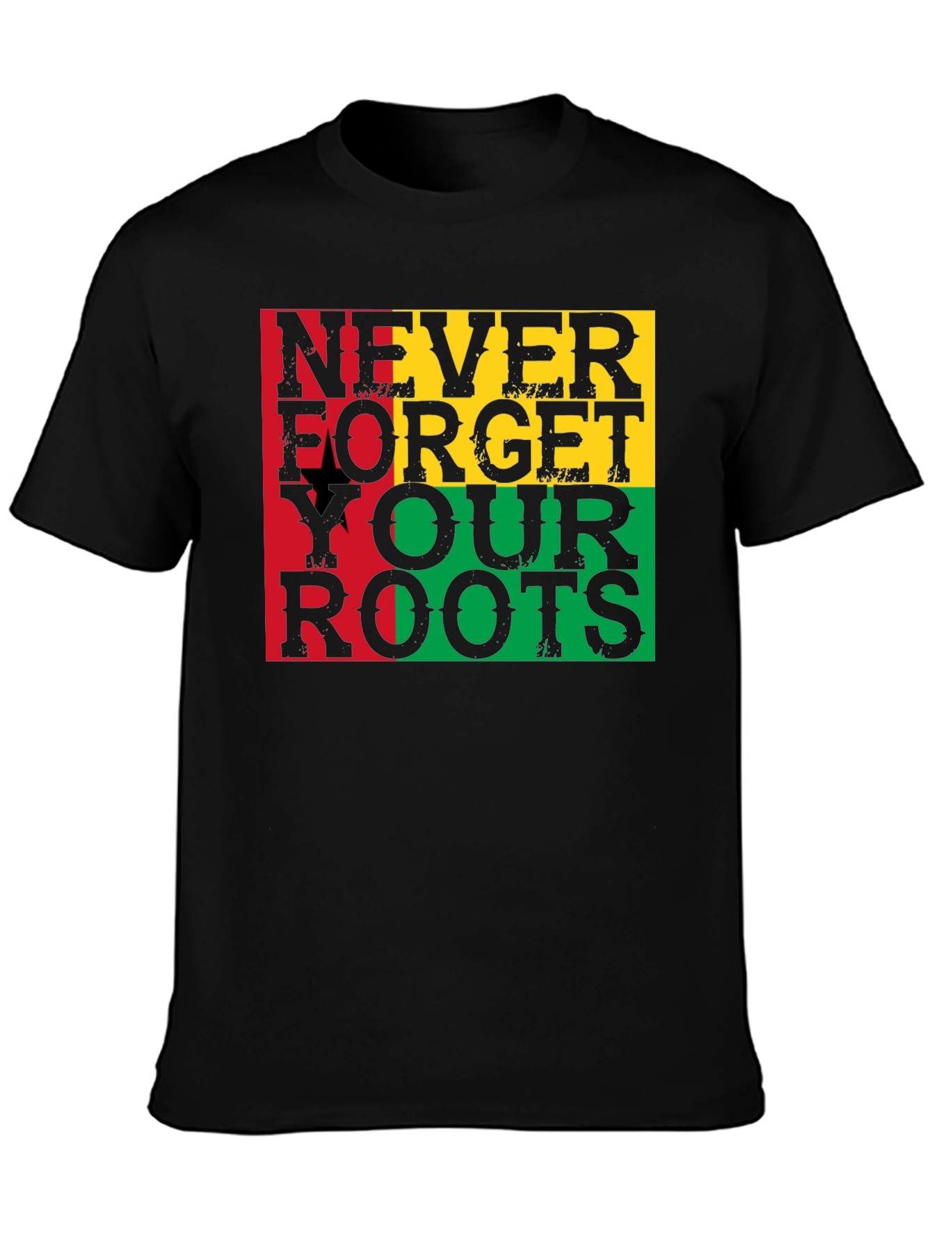 Rasta Roots T-Shirt - Never Forget Your Roots