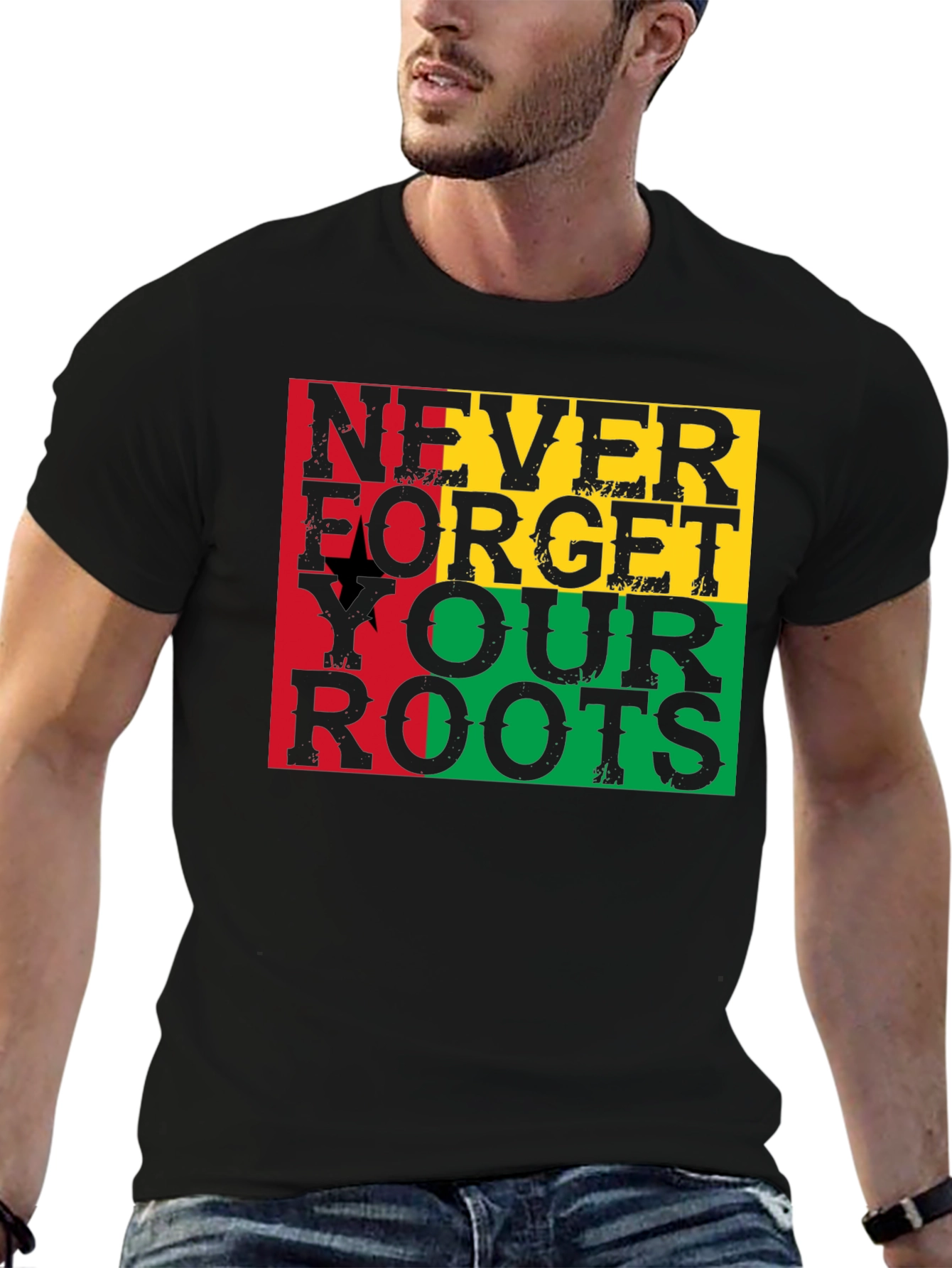 Rasta Roots T-Shirt - Never Forget Your Roots